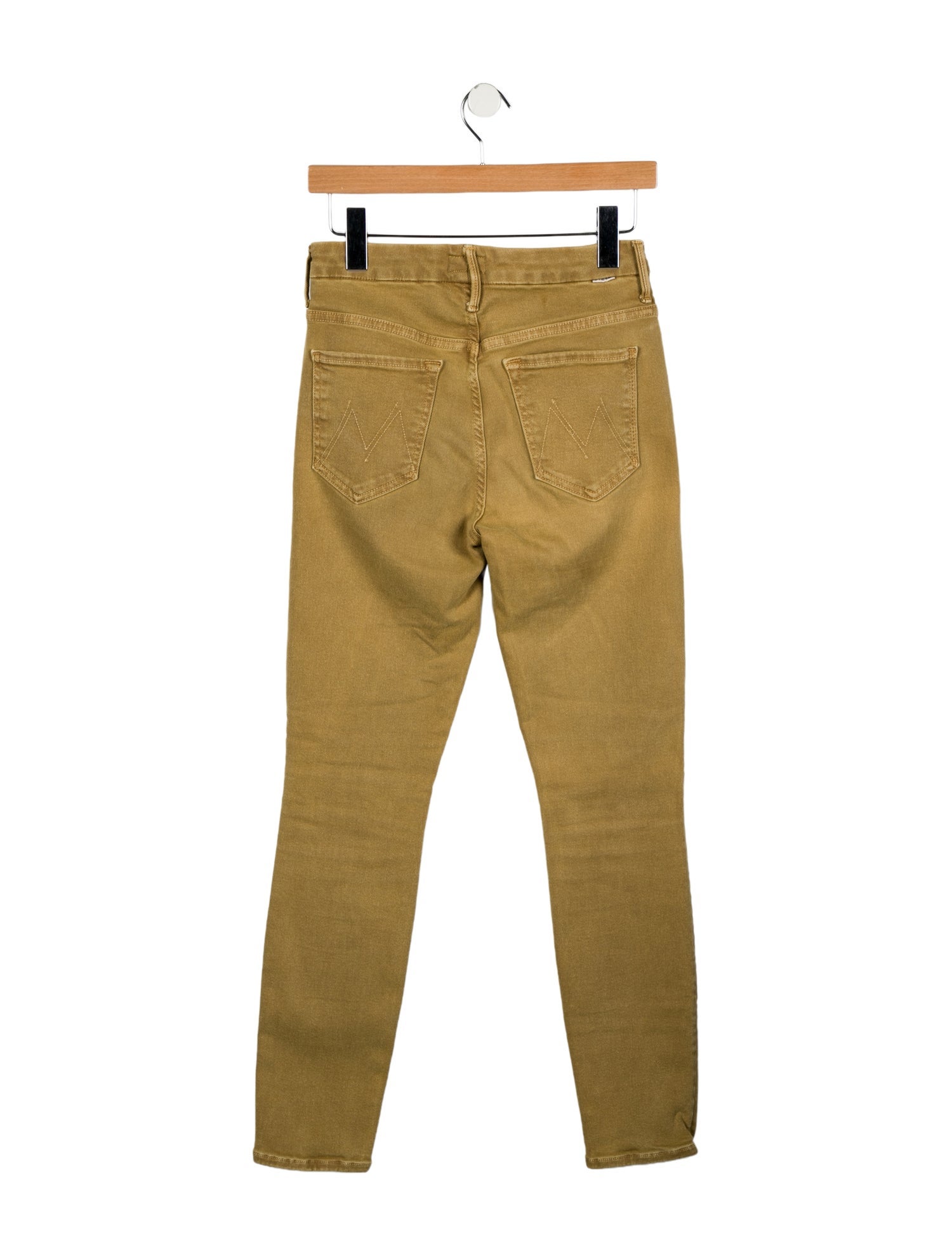 Mother Mid-Rise Skinny Leg Jeans