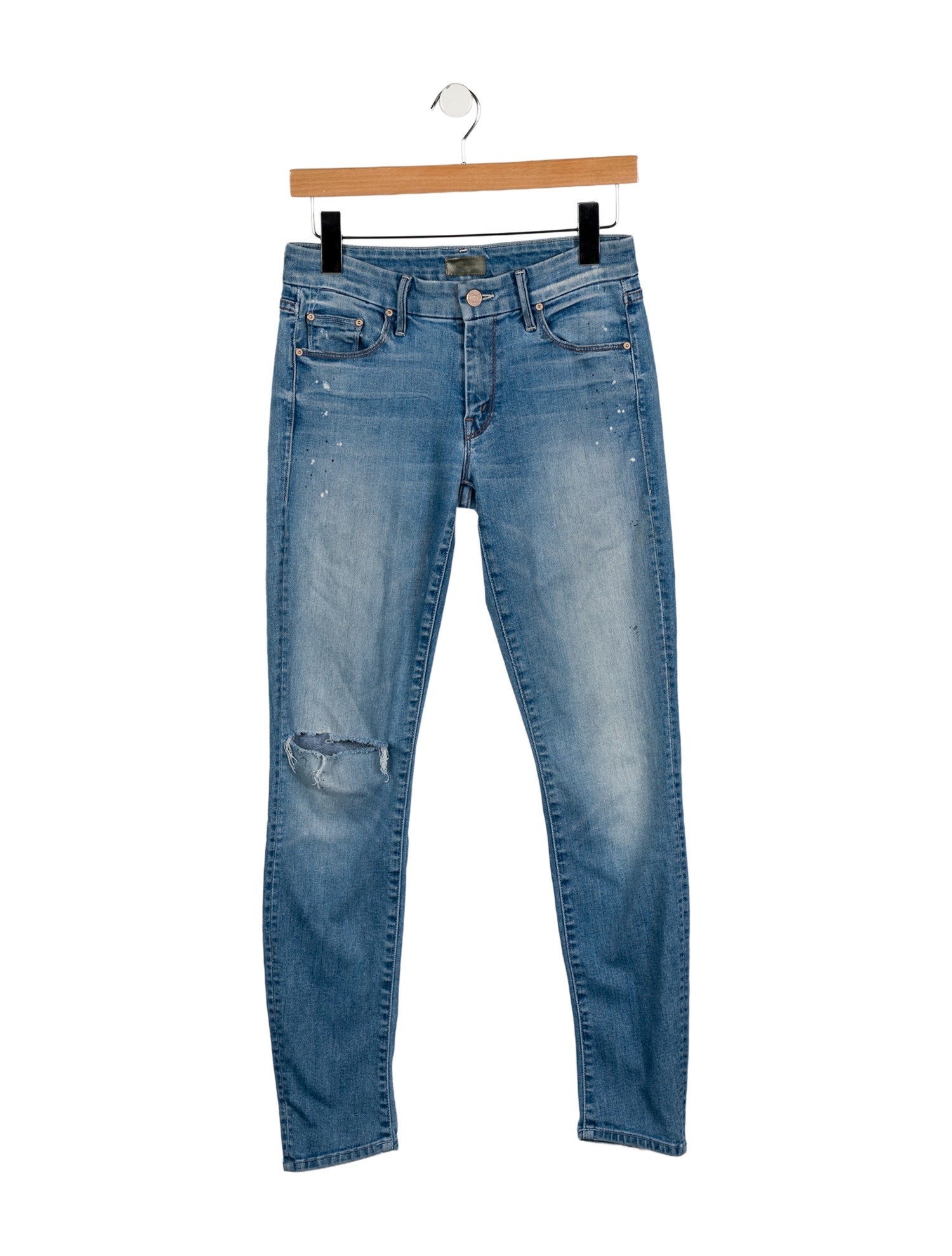 Mother High-Rise Skinny Leg Jeans