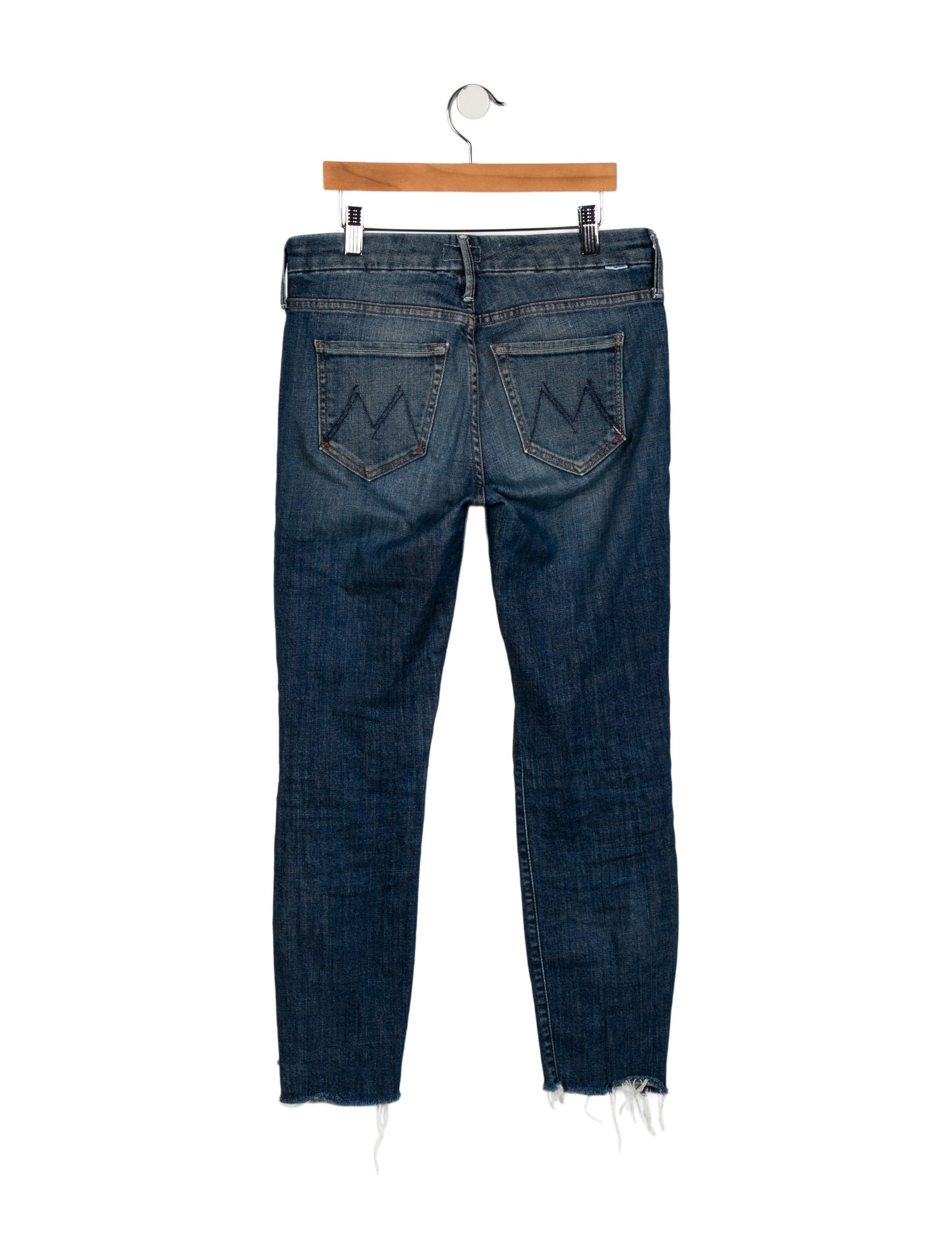 Mother Mid-Rise Skinny Leg Jeans