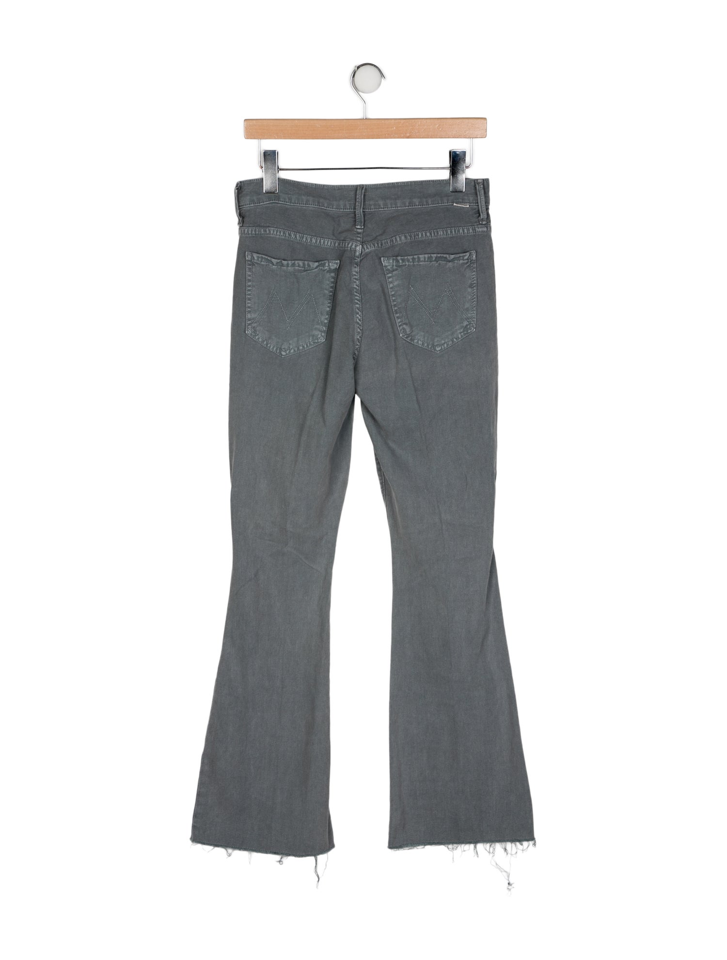Mother Mid-Rise Wide Leg Jeans