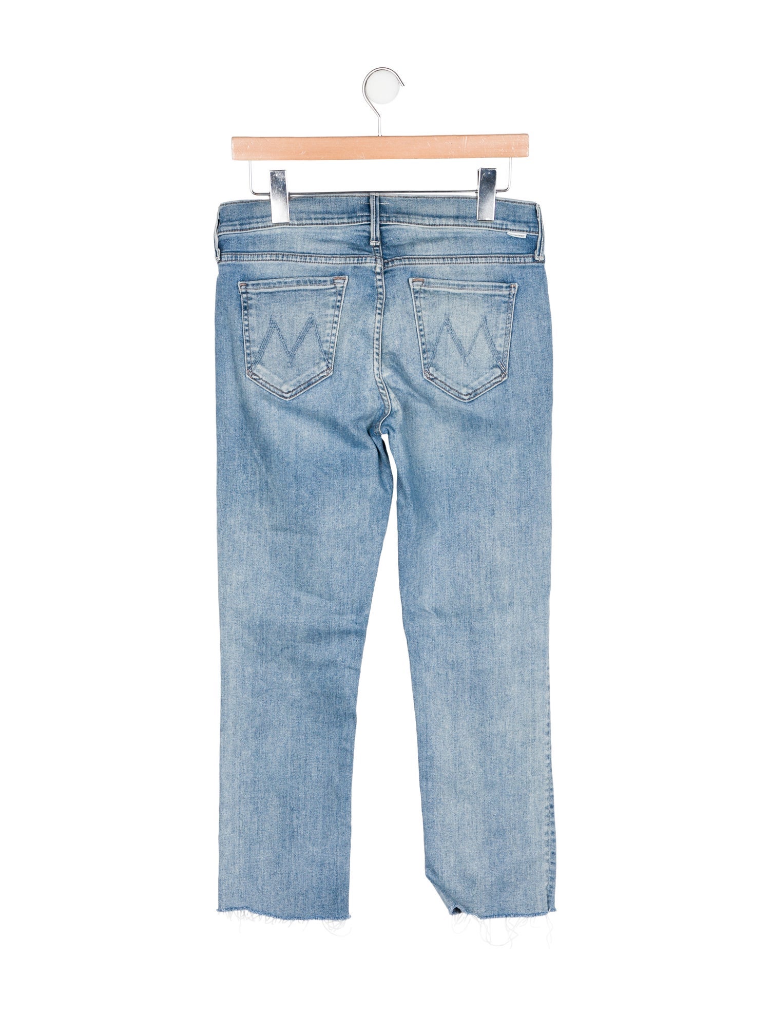 Mother Mid-Rise Straight Leg Jeans