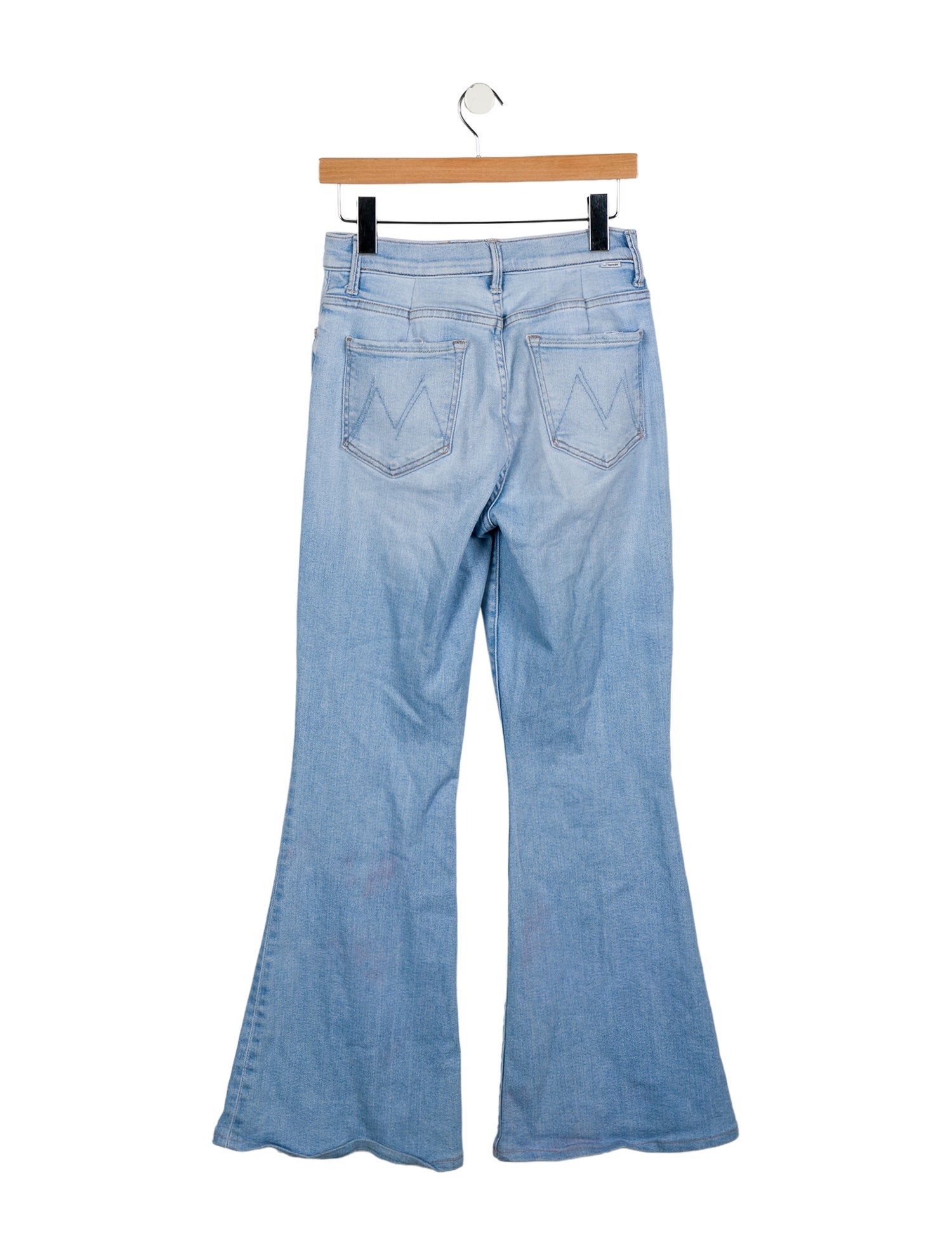 Mother Mid-Rise Wide Leg Jeans