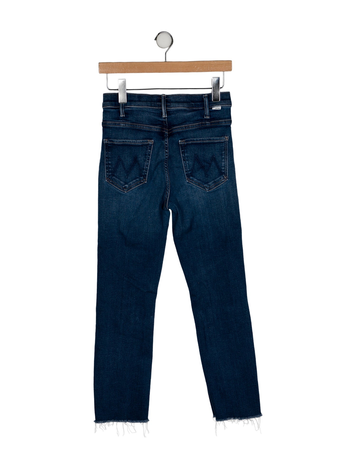 Mother Mid-Rise Straight Leg Jeans