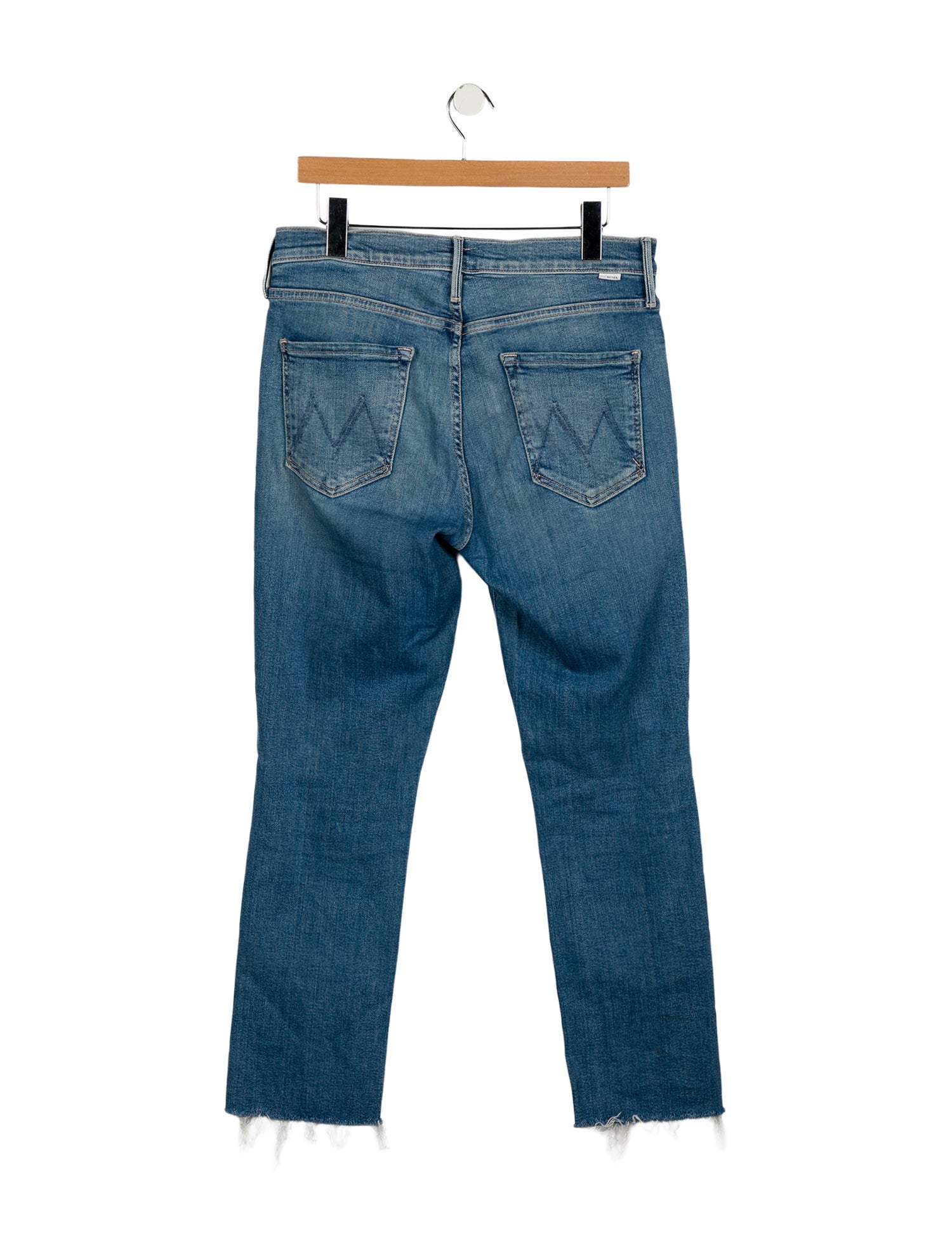 Mother Mid-Rise Straight Leg Jeans
