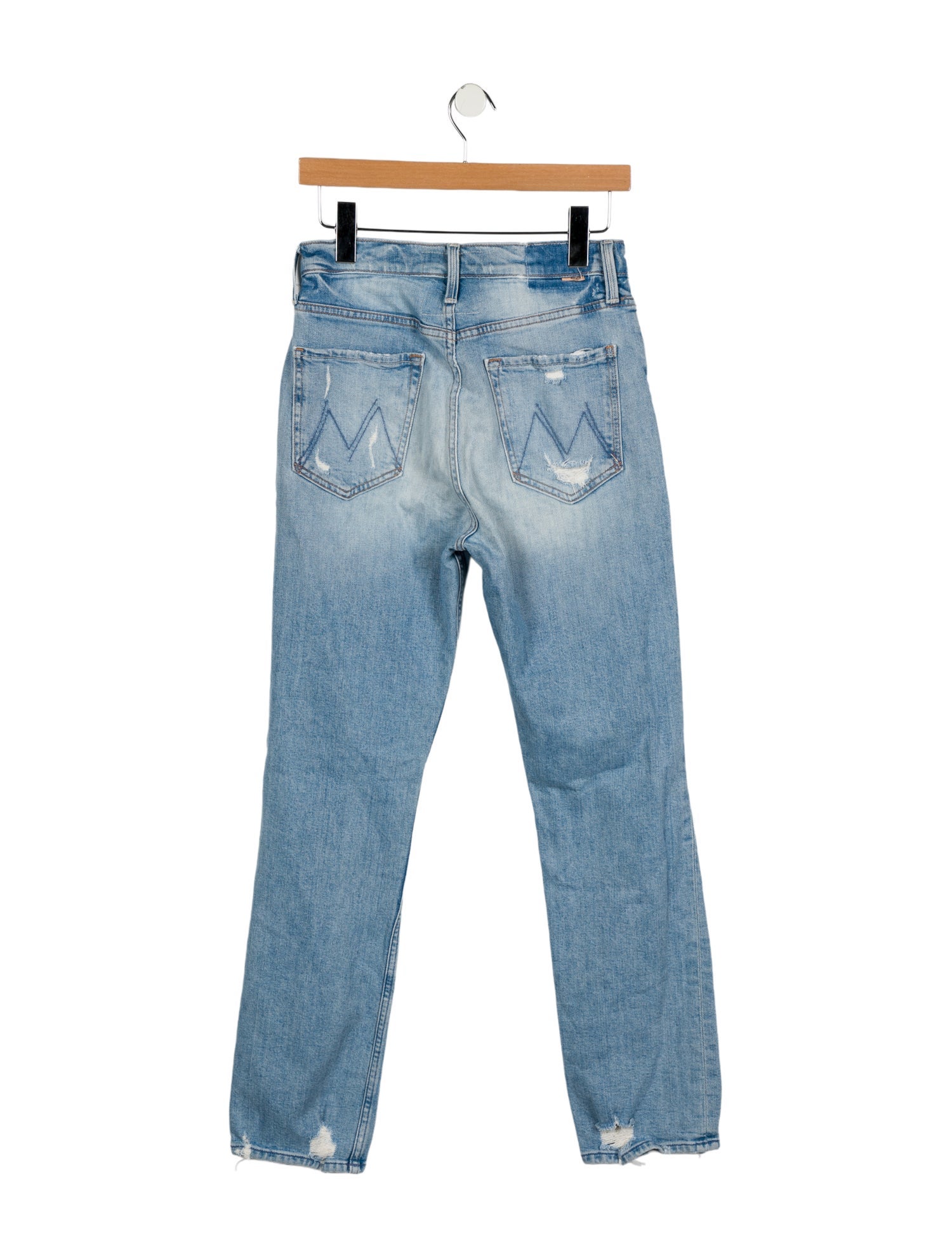 Mother High-Rise Straight Leg Jeans