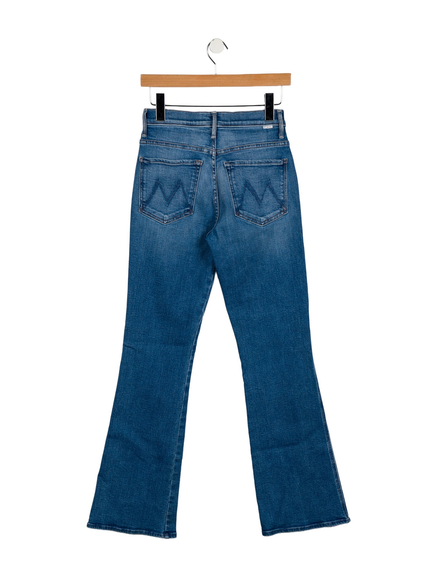 Mother Mid-Rise Wide Leg Jeans