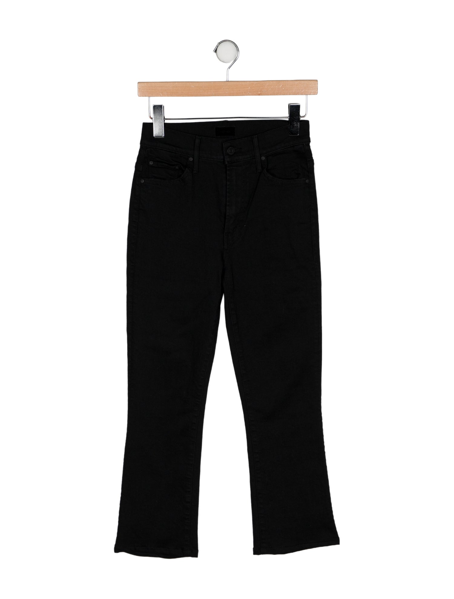 Mother Mid-Rise Straight Leg Jeans