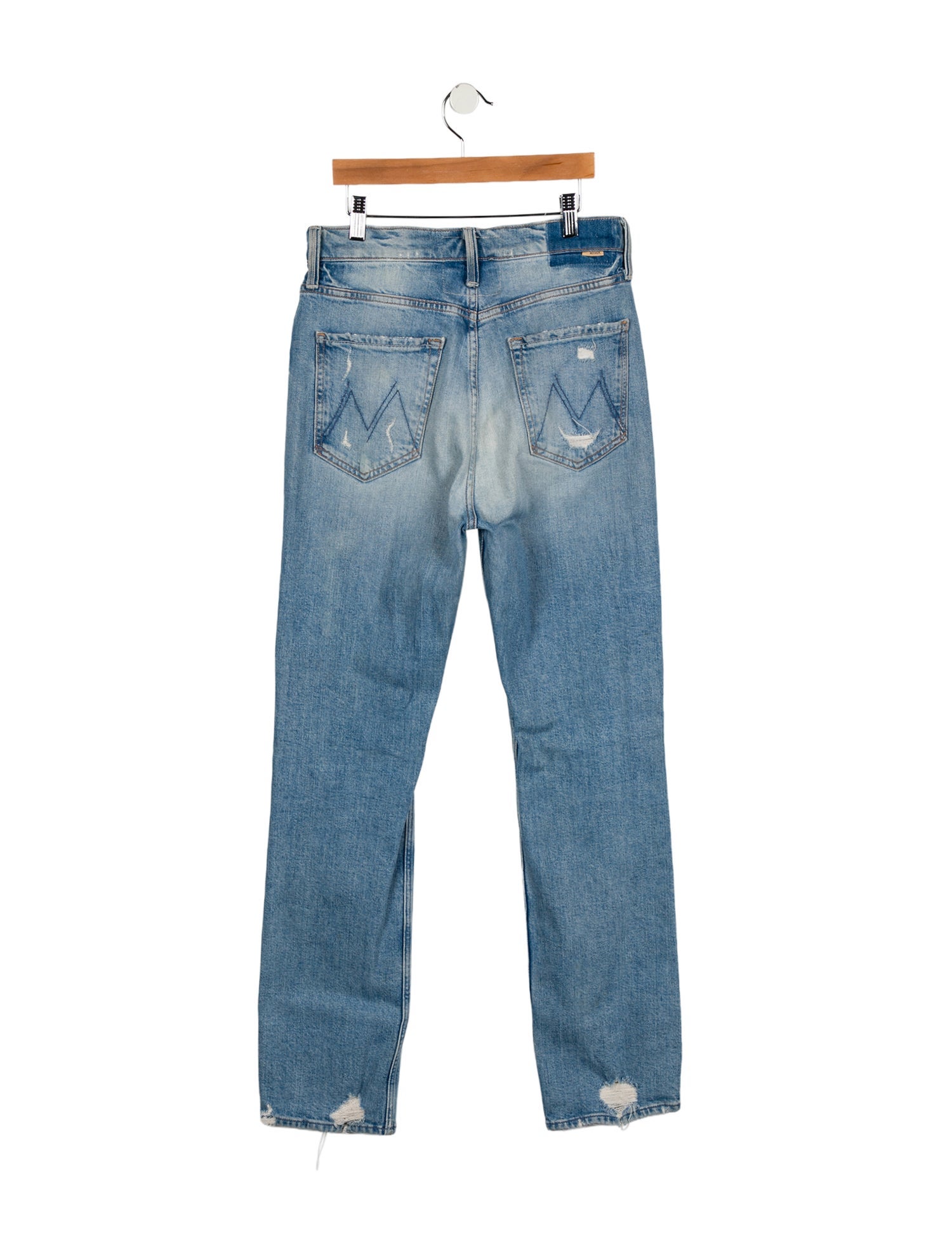 Mother High-Rise Straight Leg Jeans