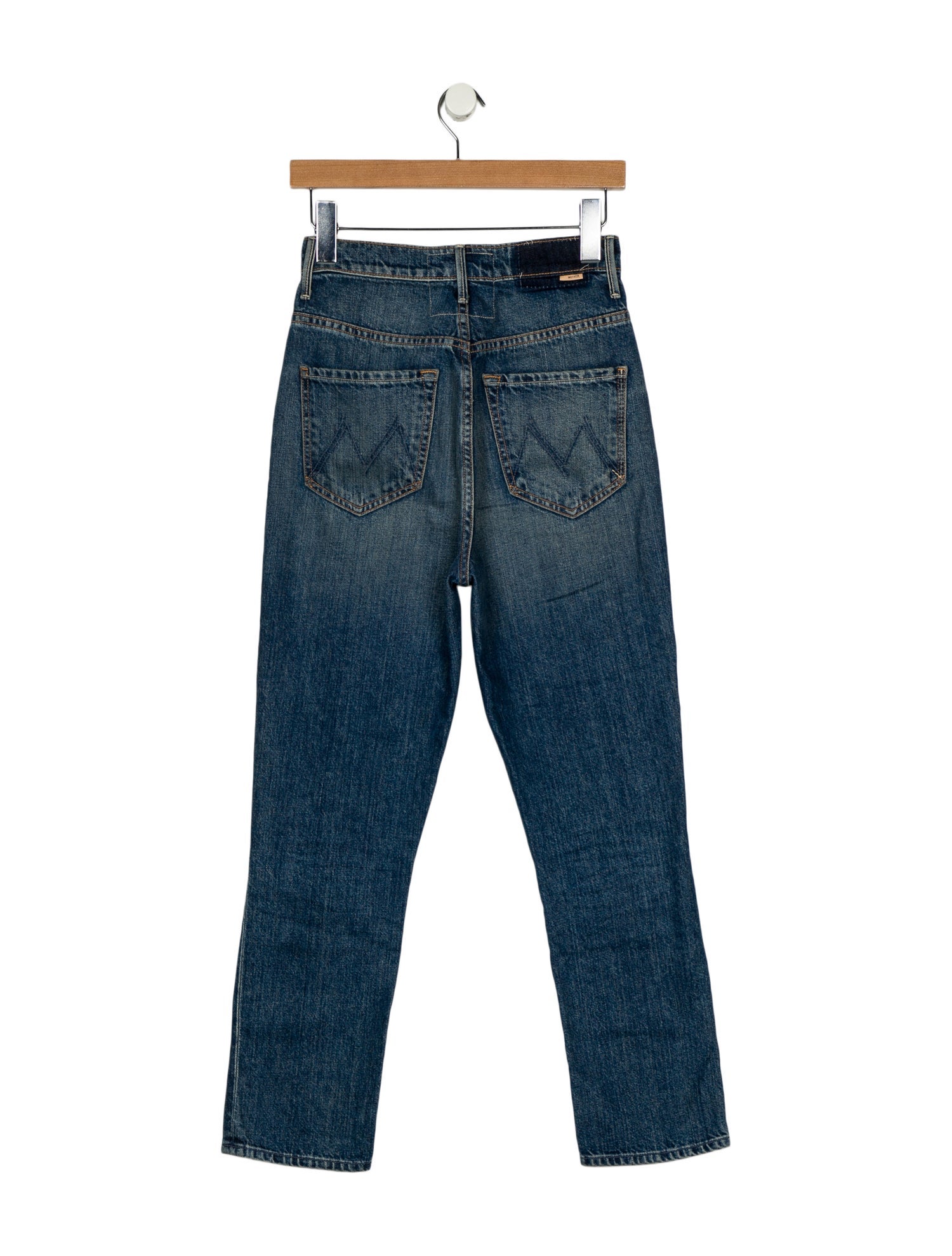 Mother High-Rise Straight Leg Jeans