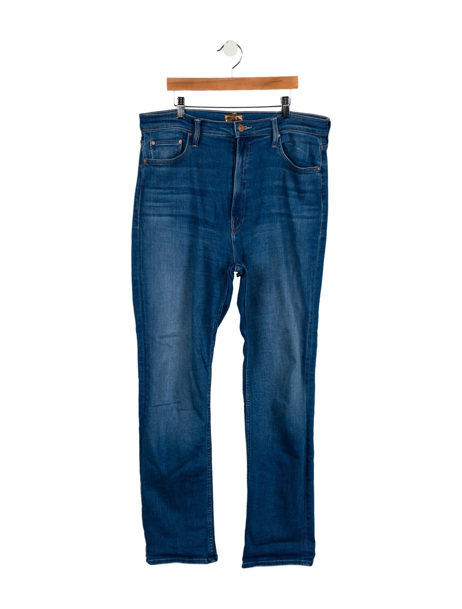 Mother High-Rise Straight Leg Jeans