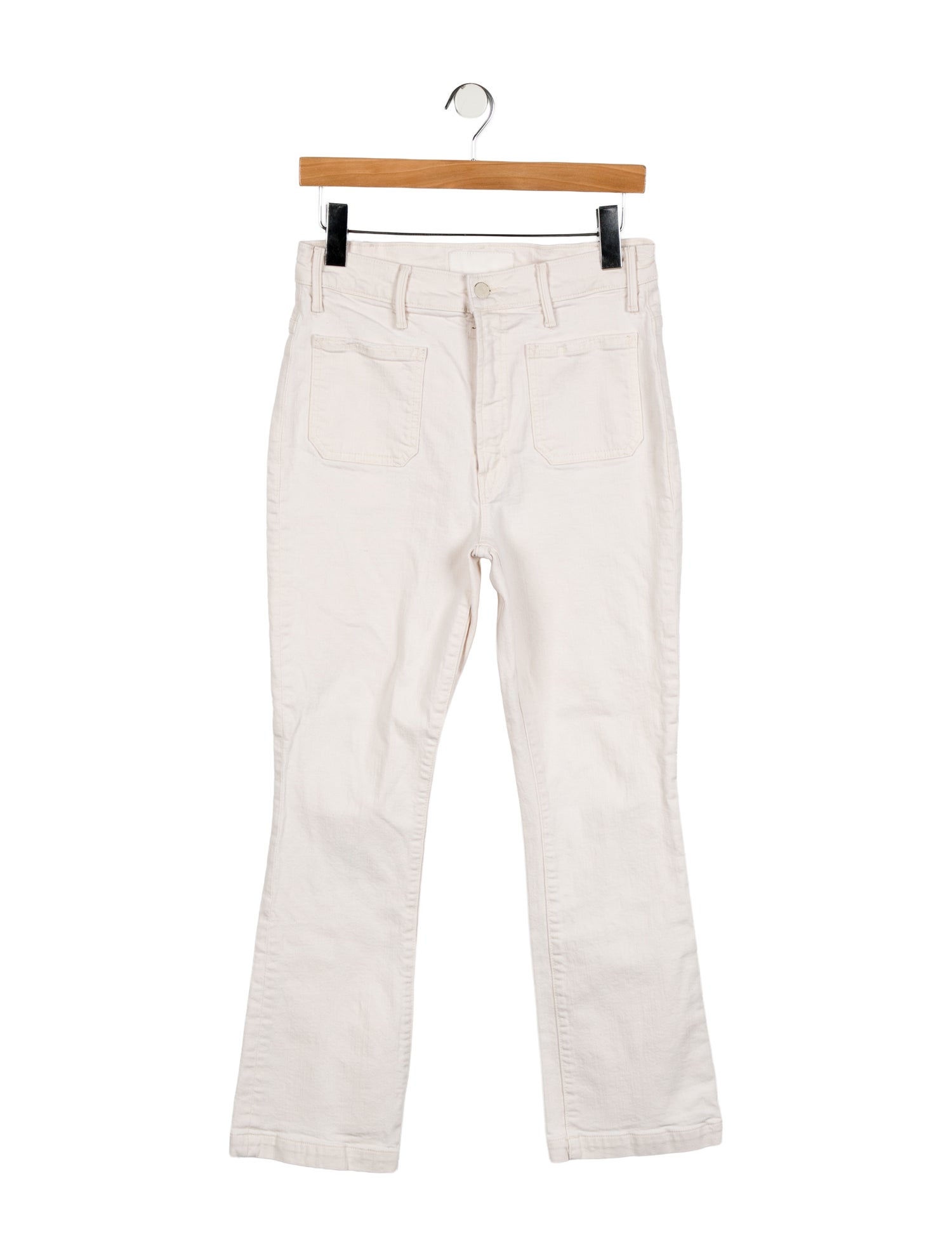 Mother Mid-Rise Straight Leg Jeans