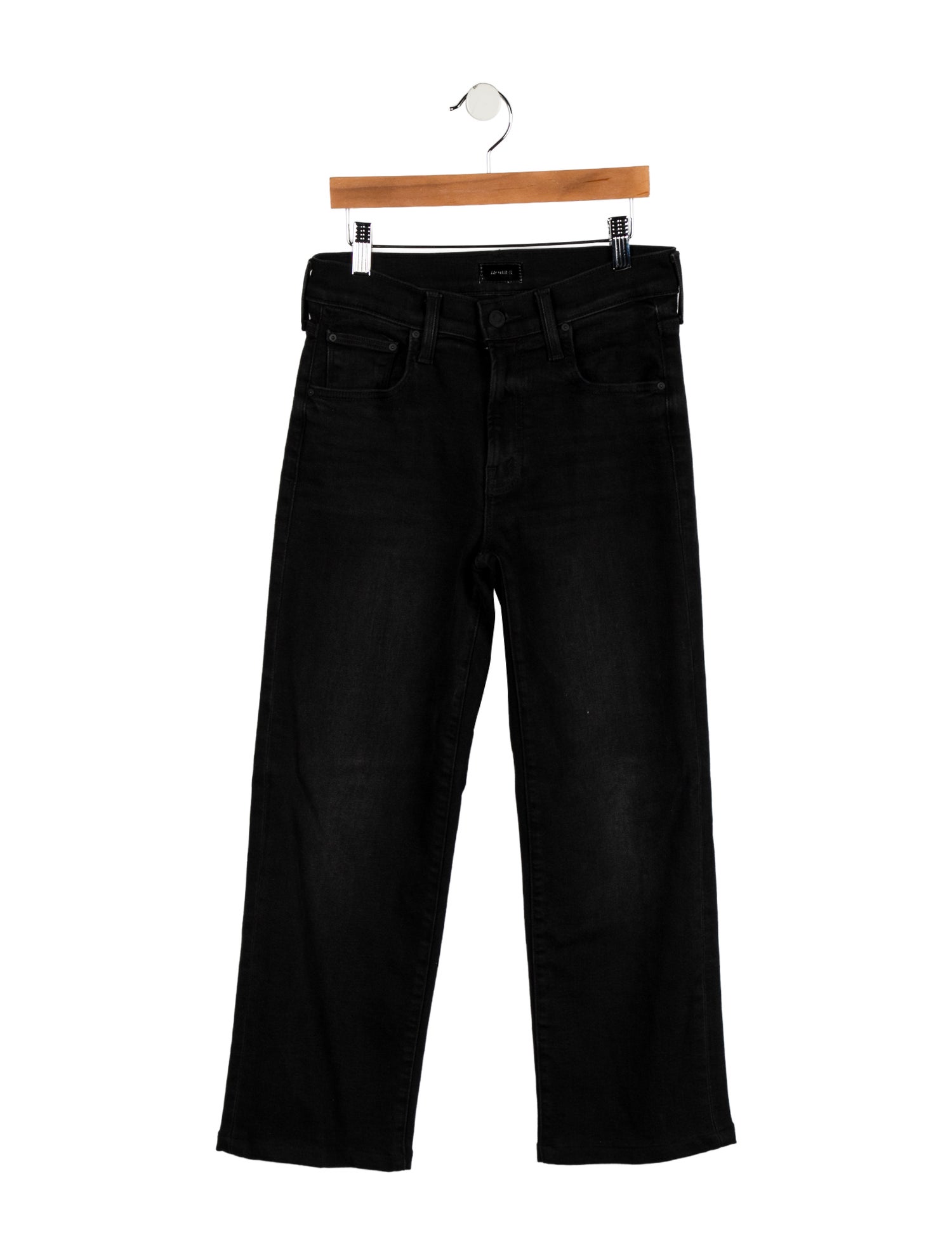 Mother Mid-Rise Straight Leg Jeans