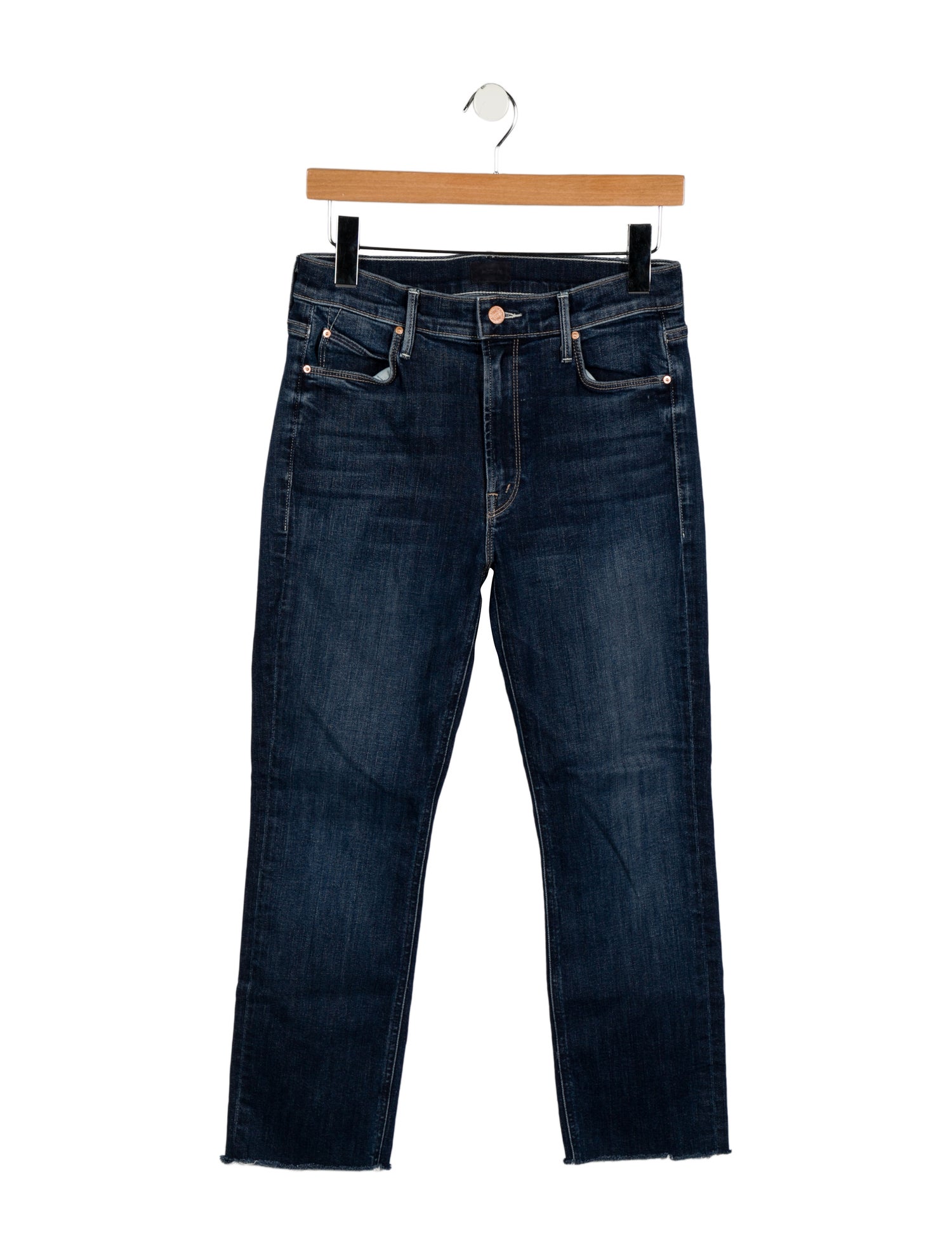 Mother Mid-Rise Skinny Leg Jeans