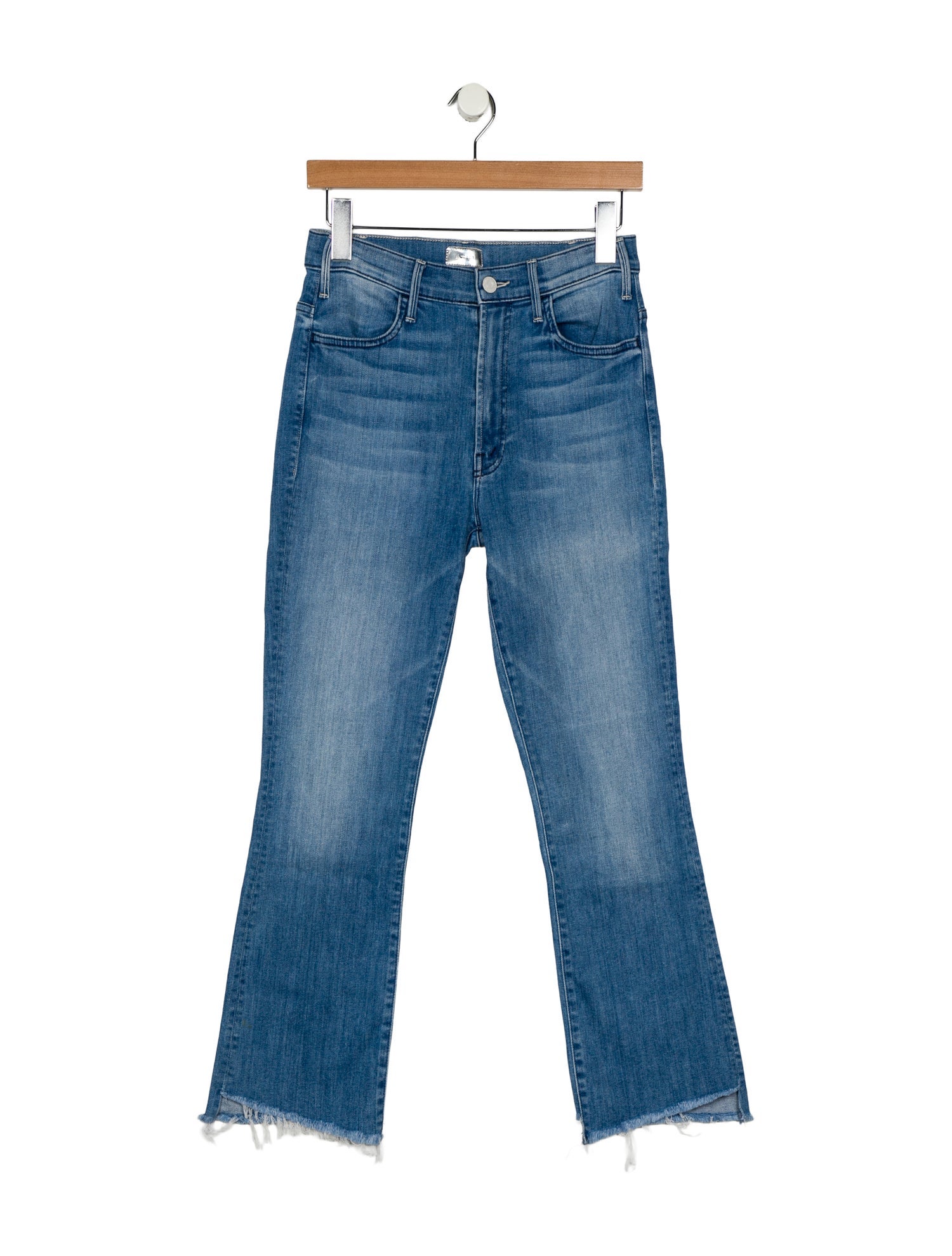Mother Mid-Rise Straight Leg Jeans