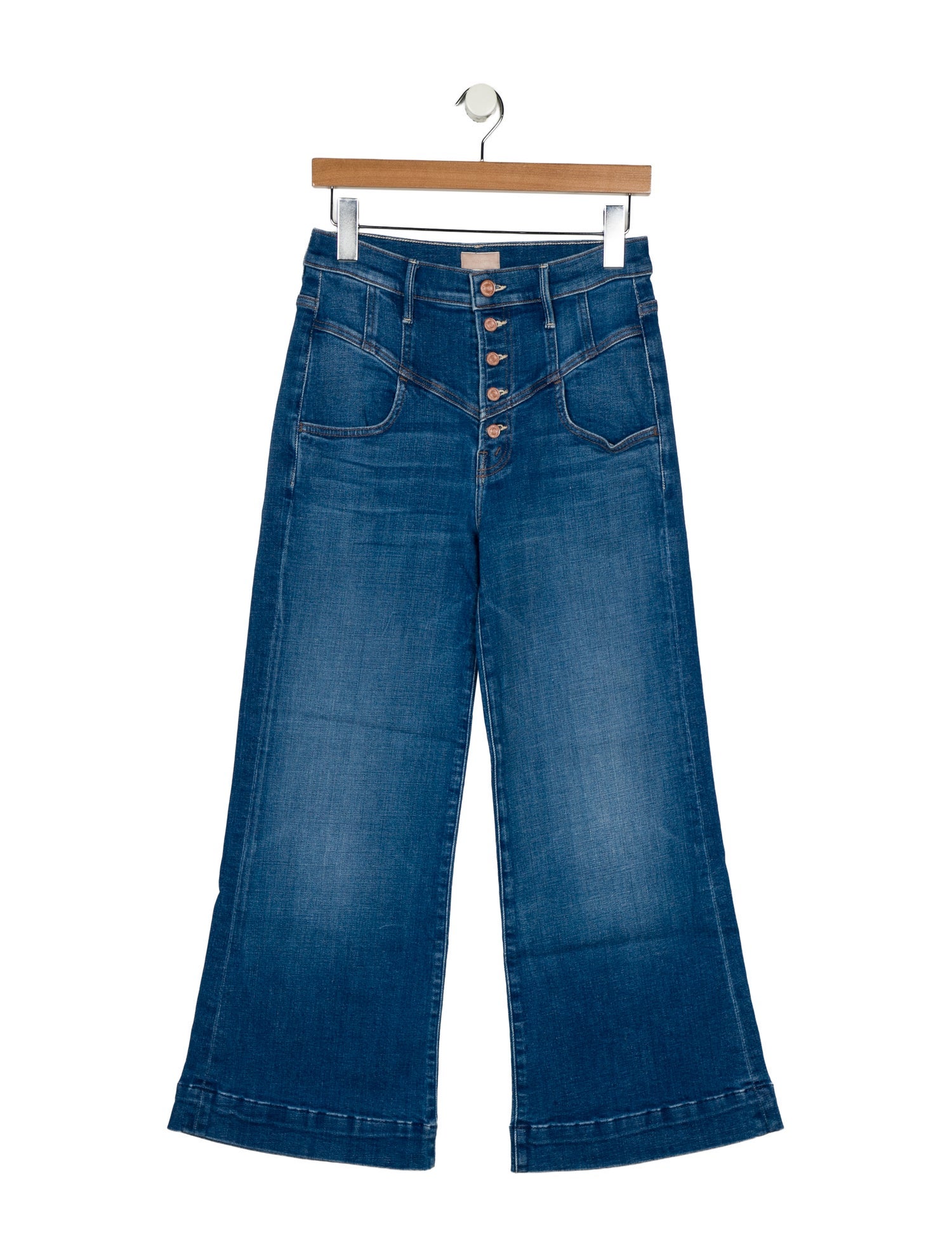 Mother High-Rise Wide Leg Jeans