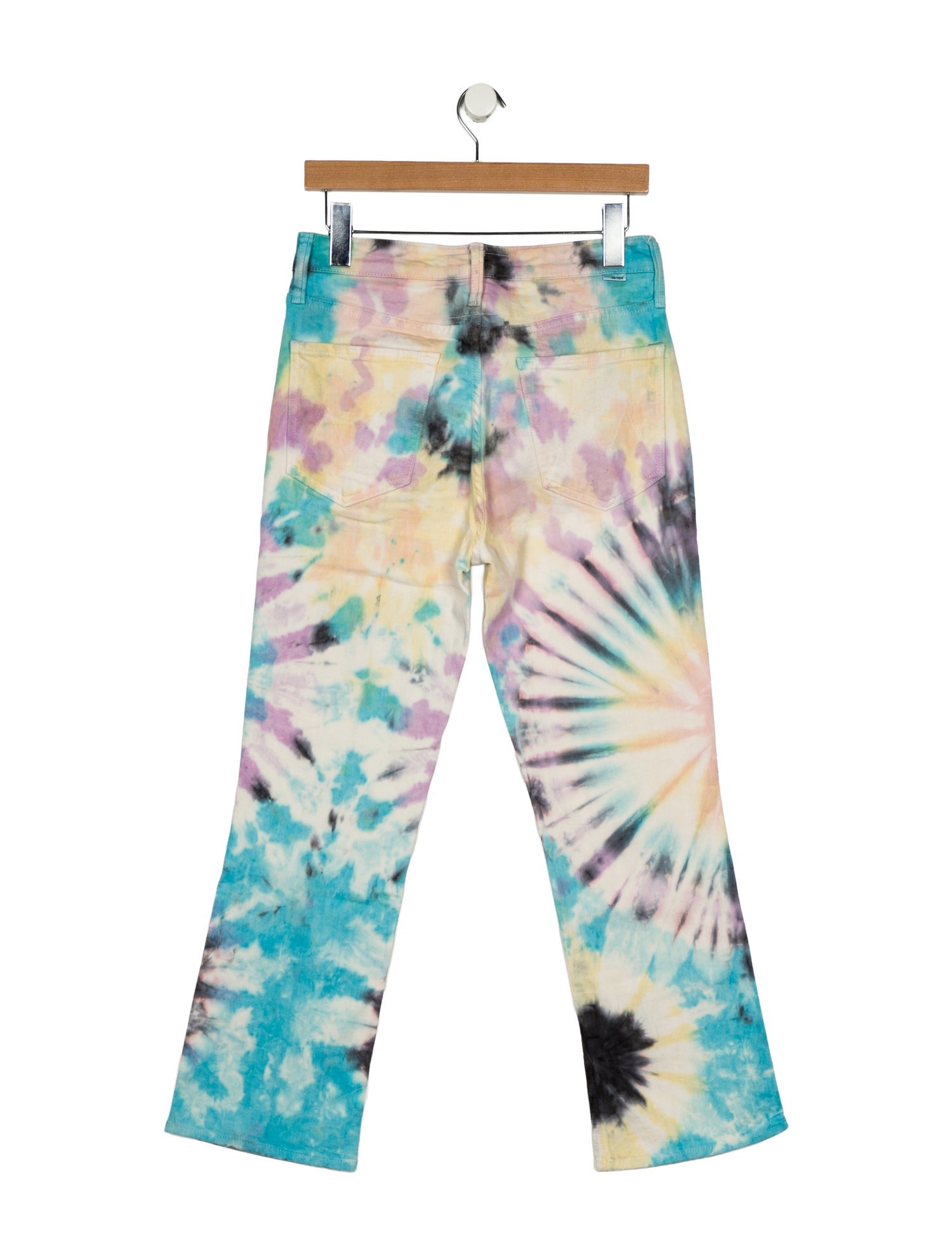 Mother Mid-Rise Wide Leg Jeans