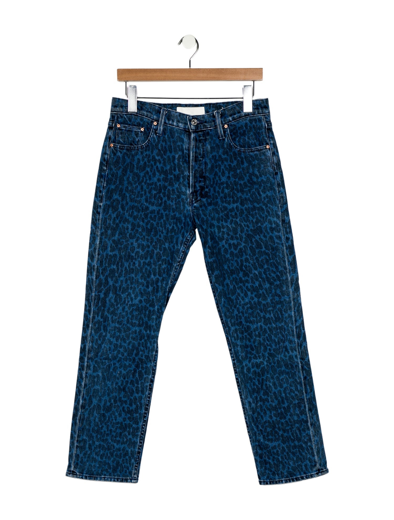 Mother Mid-Rise Straight Leg Jeans