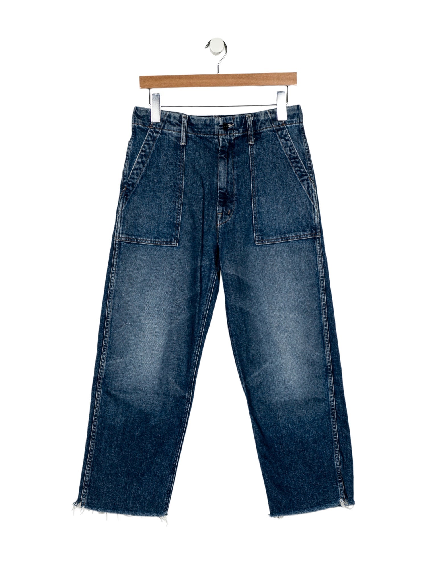 Mother High-Rise Straight Leg Jeans