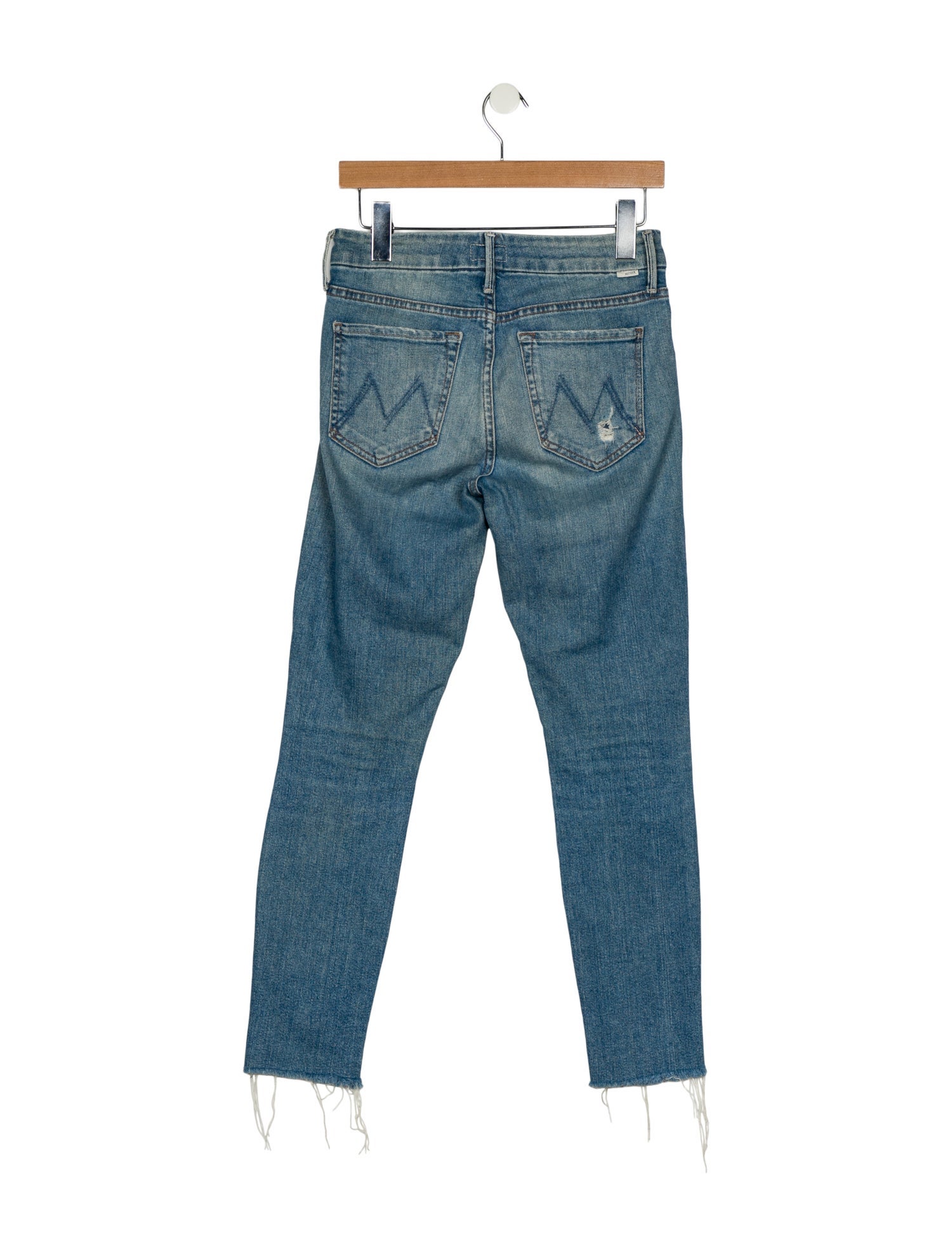 Mother Mid-Rise Skinny Leg Jeans