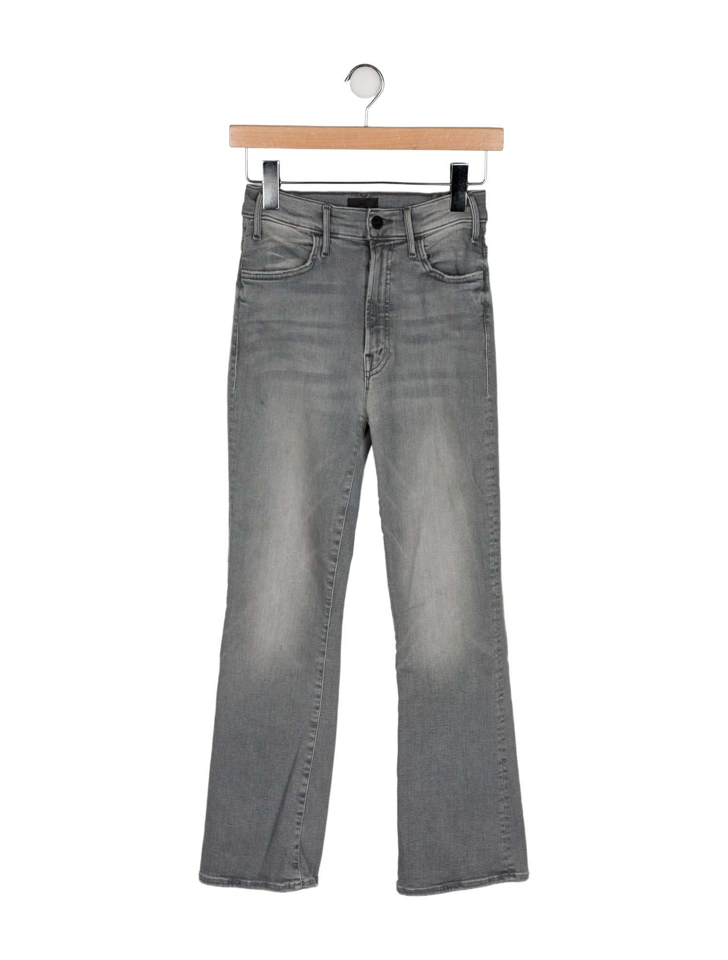 Mother Mid-Rise Straight Leg Jeans