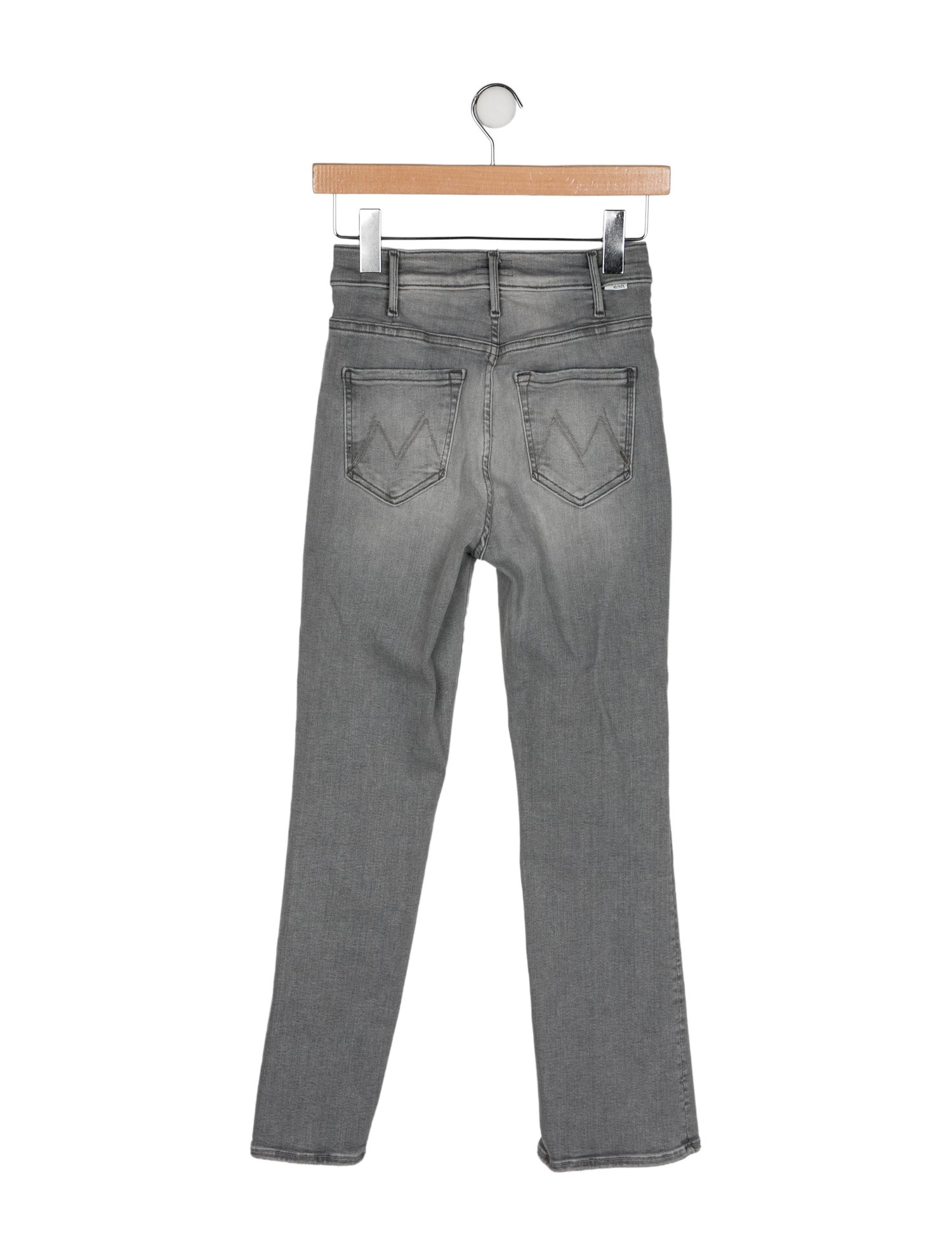 Mother Mid-Rise Straight Leg Jeans