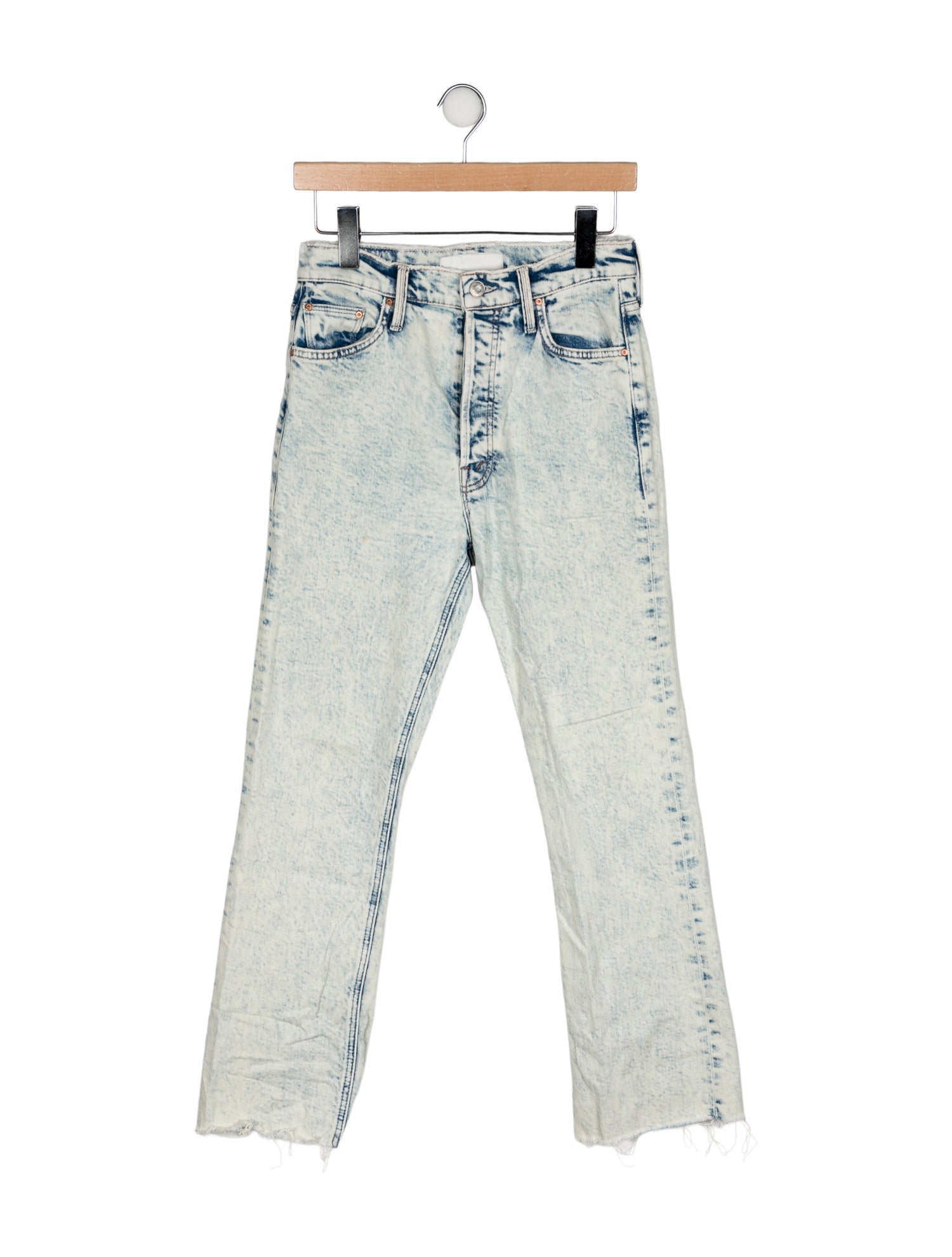 Mother High-Rise Straight Leg Jeans