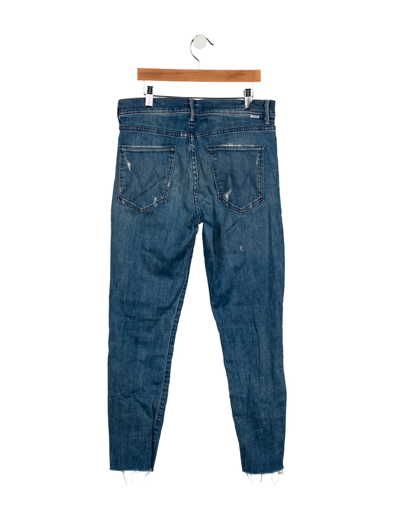 Mother Mid-Rise Skinny Leg Jeans