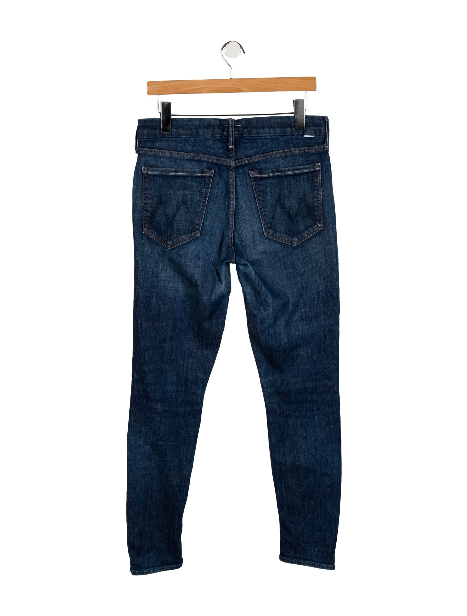 Mother Mid-Rise Skinny Leg Jeans