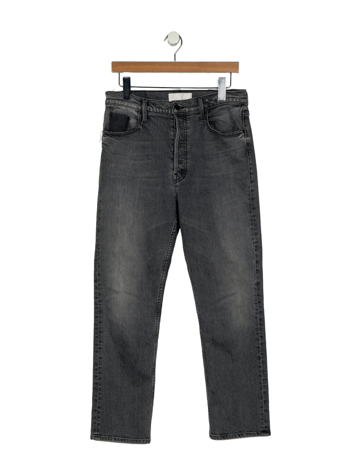 Mother High-Rise Straight Leg Jeans