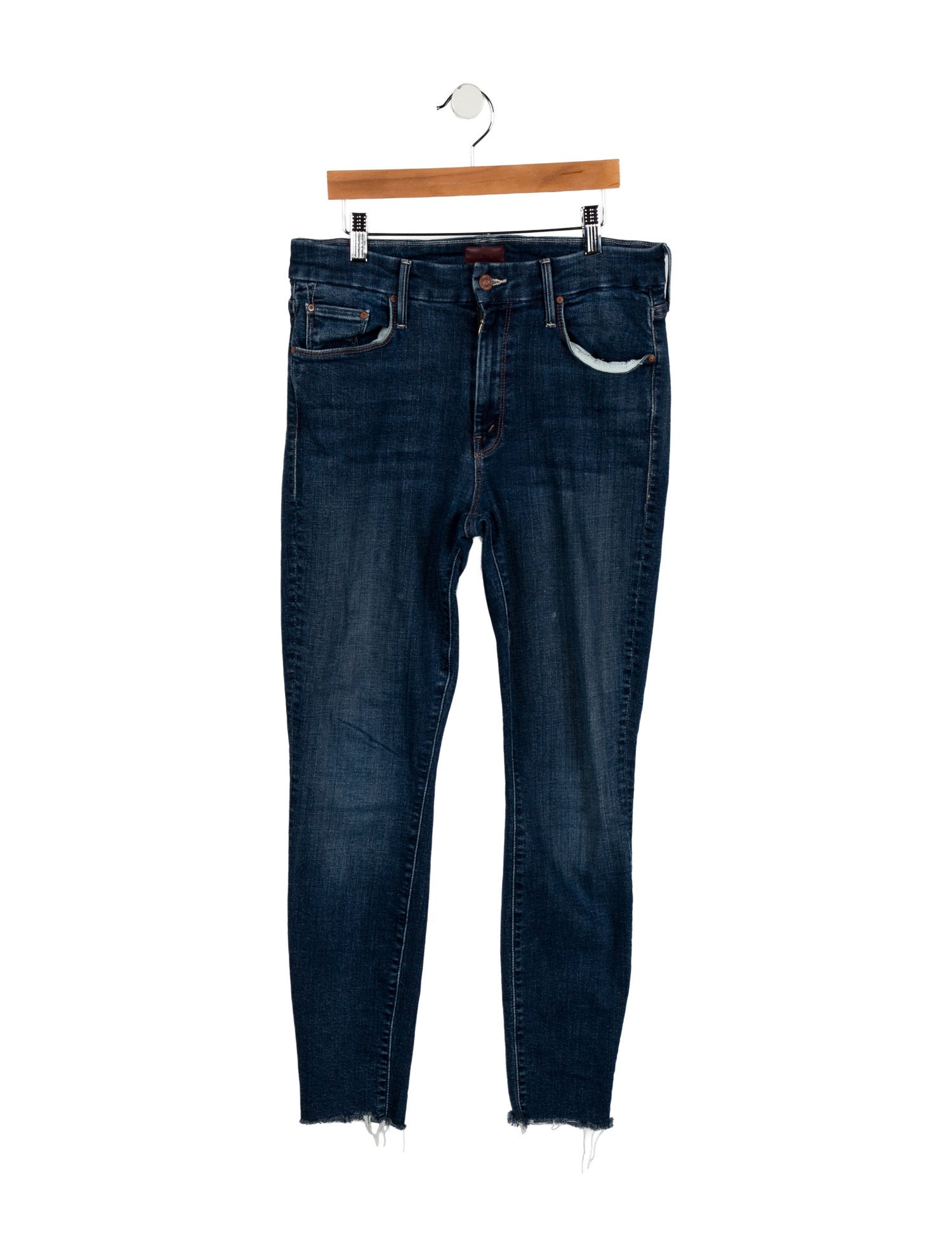 Mother Mid-Rise Skinny Leg Jeans