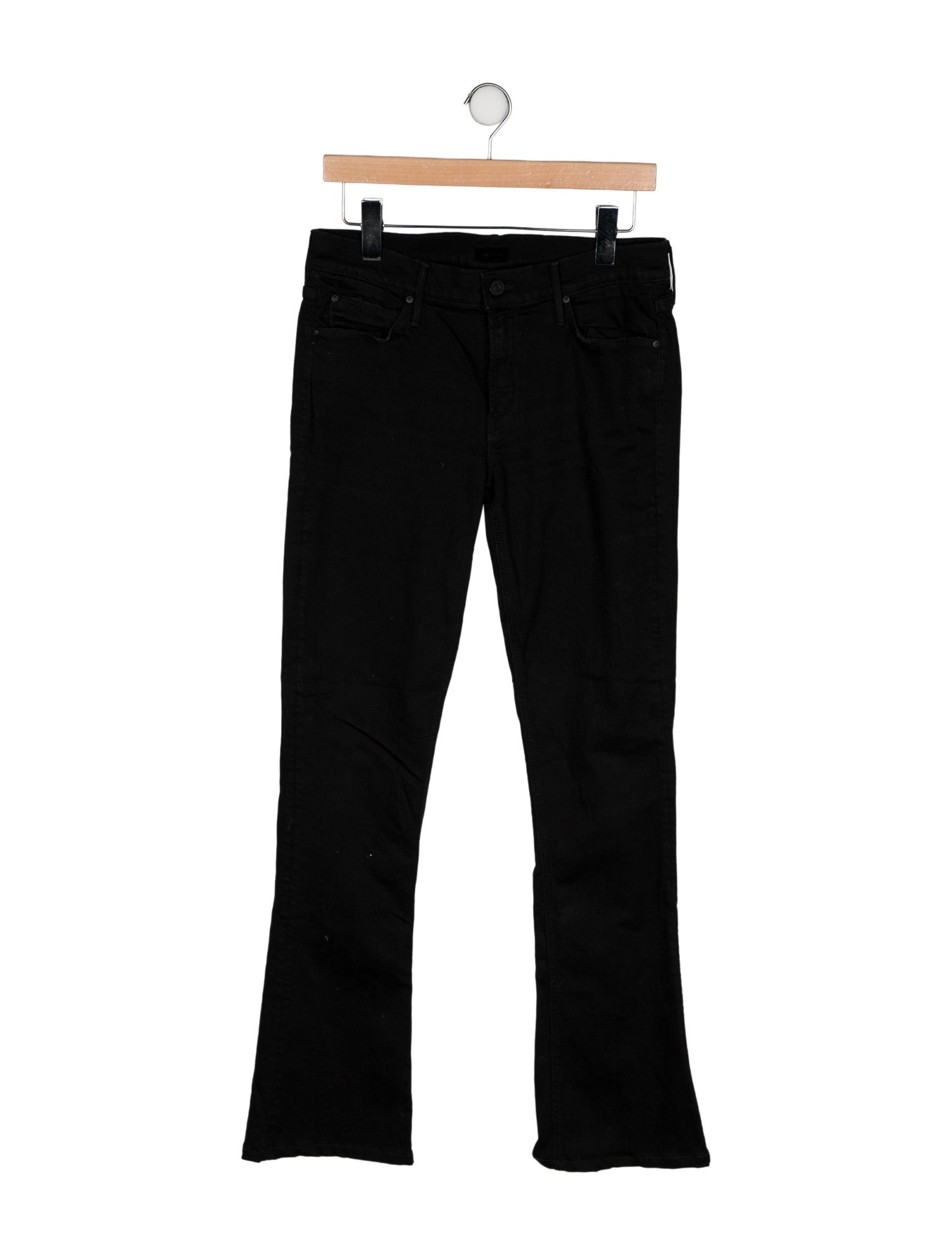 Mother Mid-Rise Straight Leg Jeans