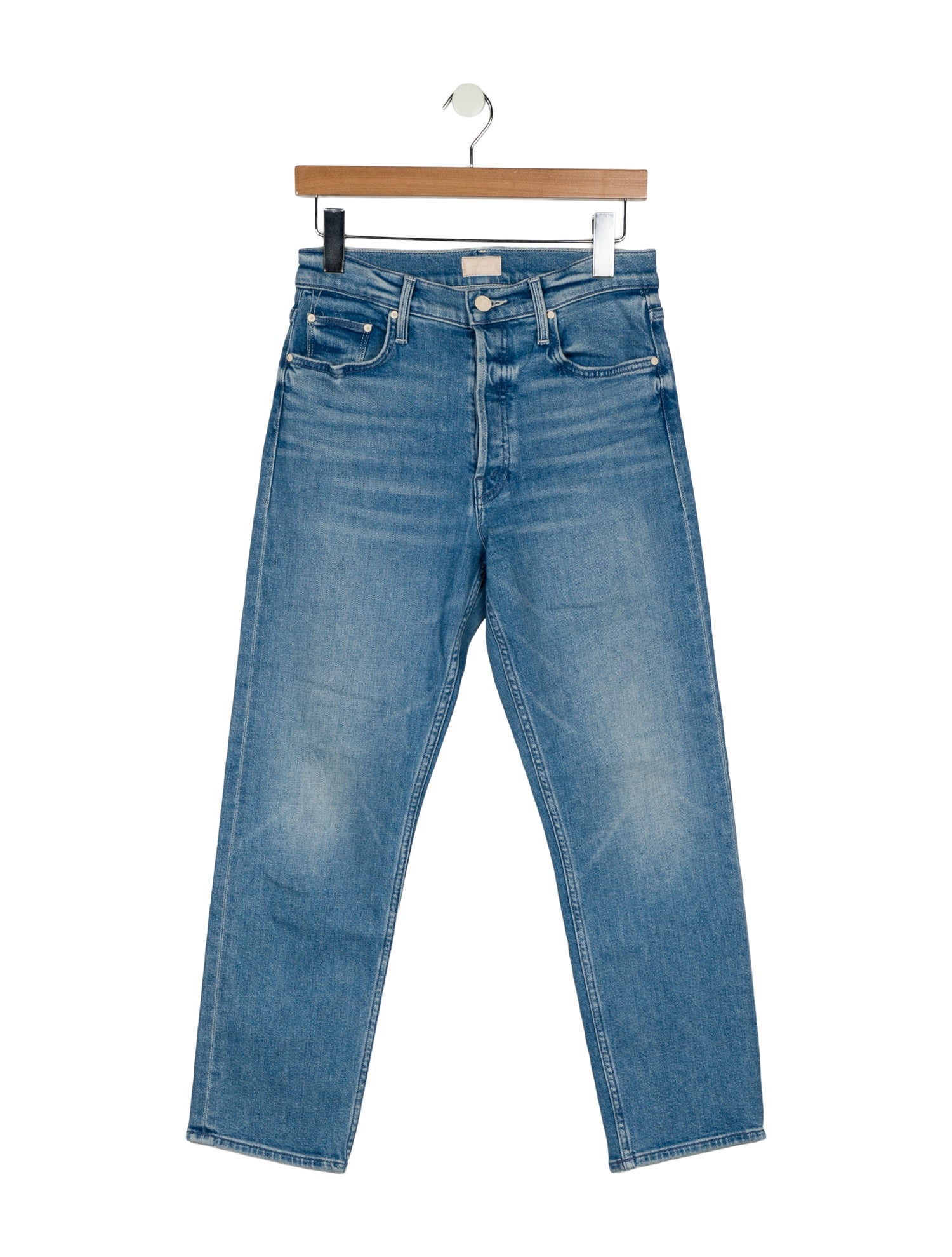 Mother High-Rise Straight Leg Jeans