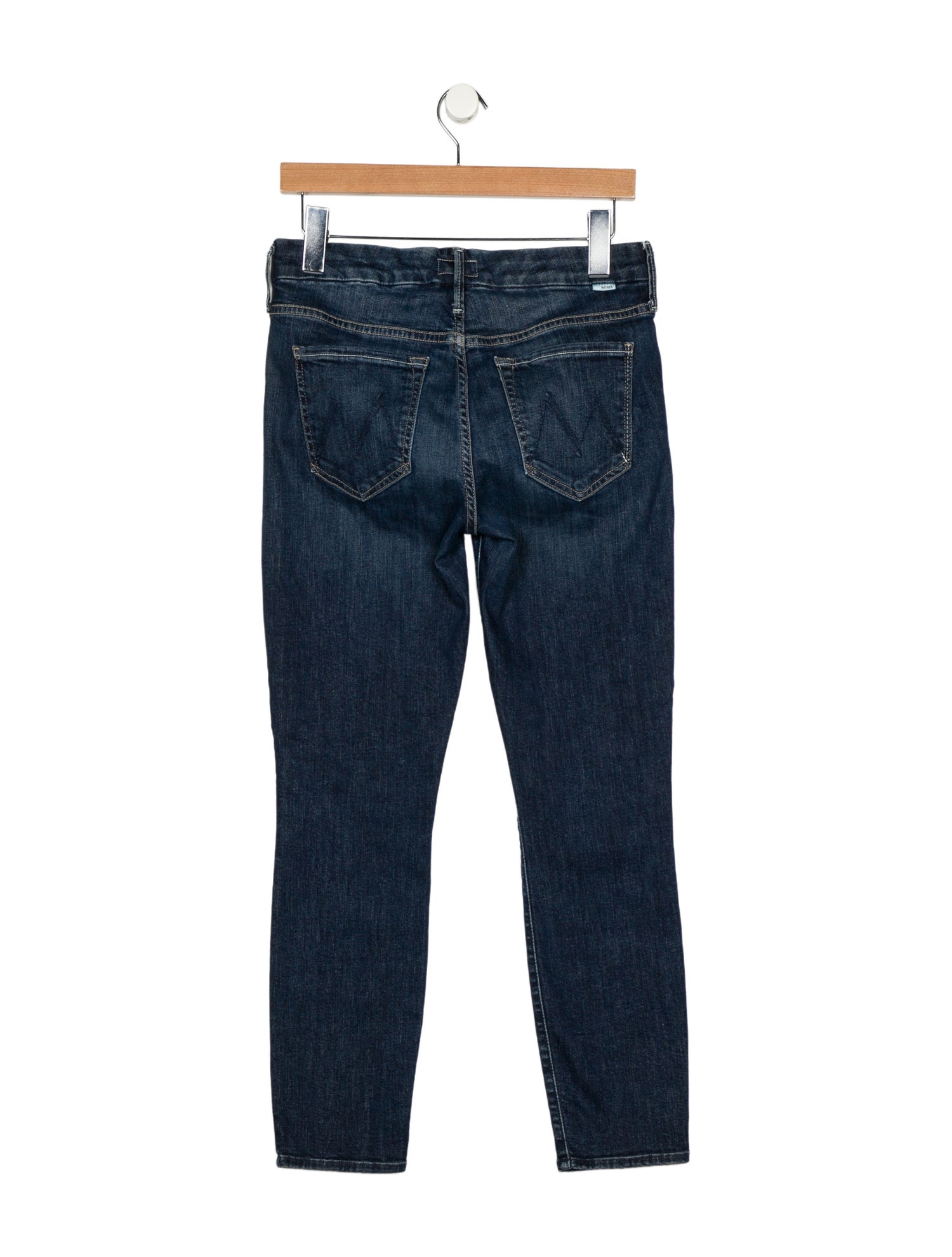 Mother Mid-Rise Skinny Leg Jeans