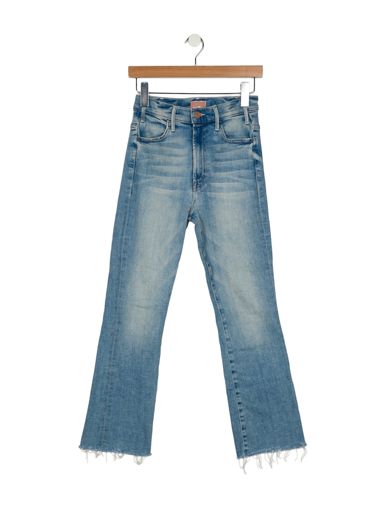 Mother Mid-Rise Straight Leg Jeans