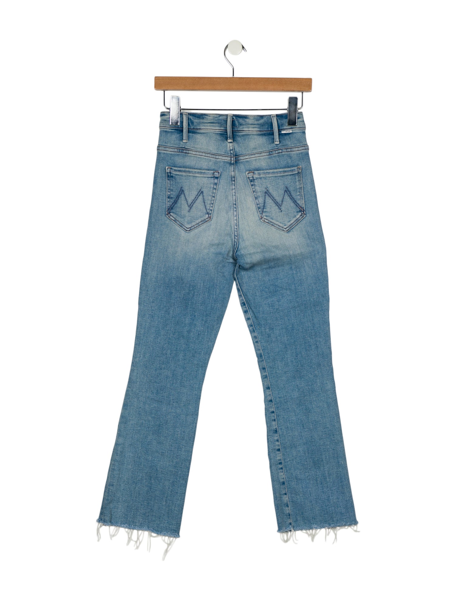 Mother Mid-Rise Straight Leg Jeans