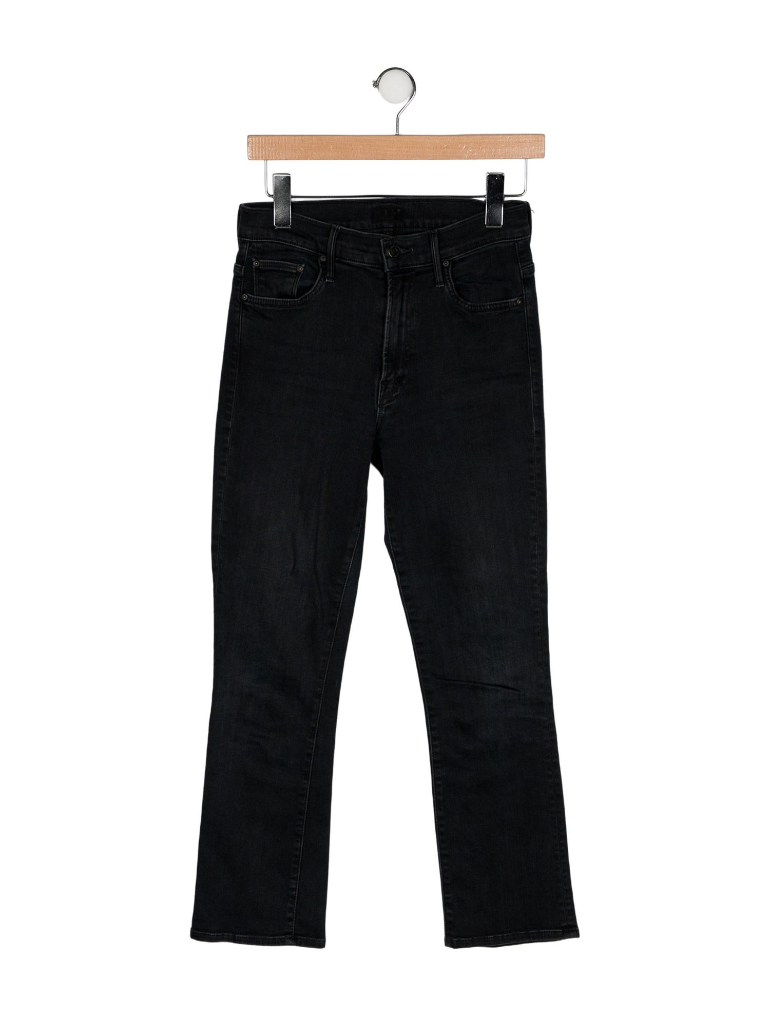 Mother Mid-Rise Straight Leg Jeans