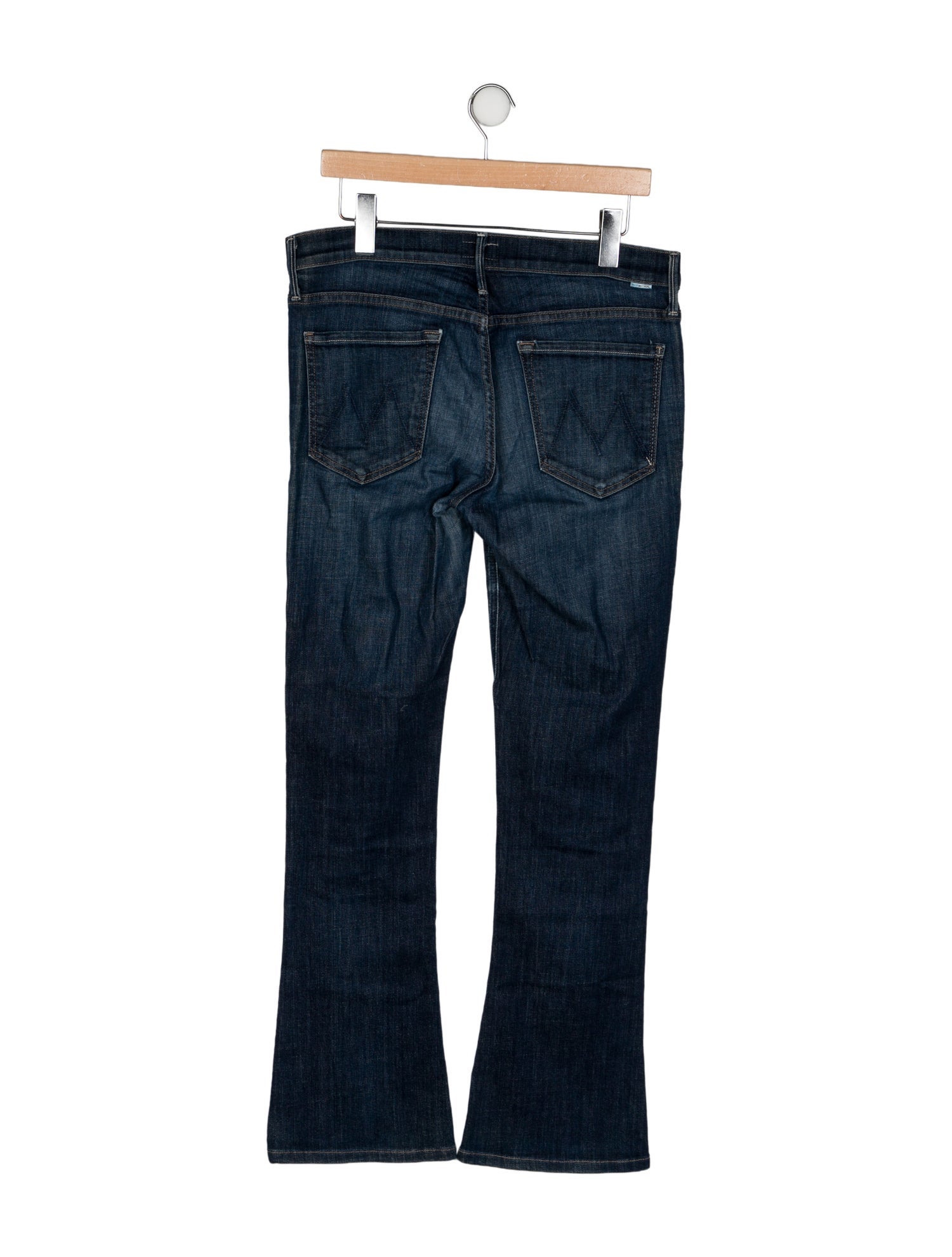 Mother Mid-Rise Wide Leg Jeans
