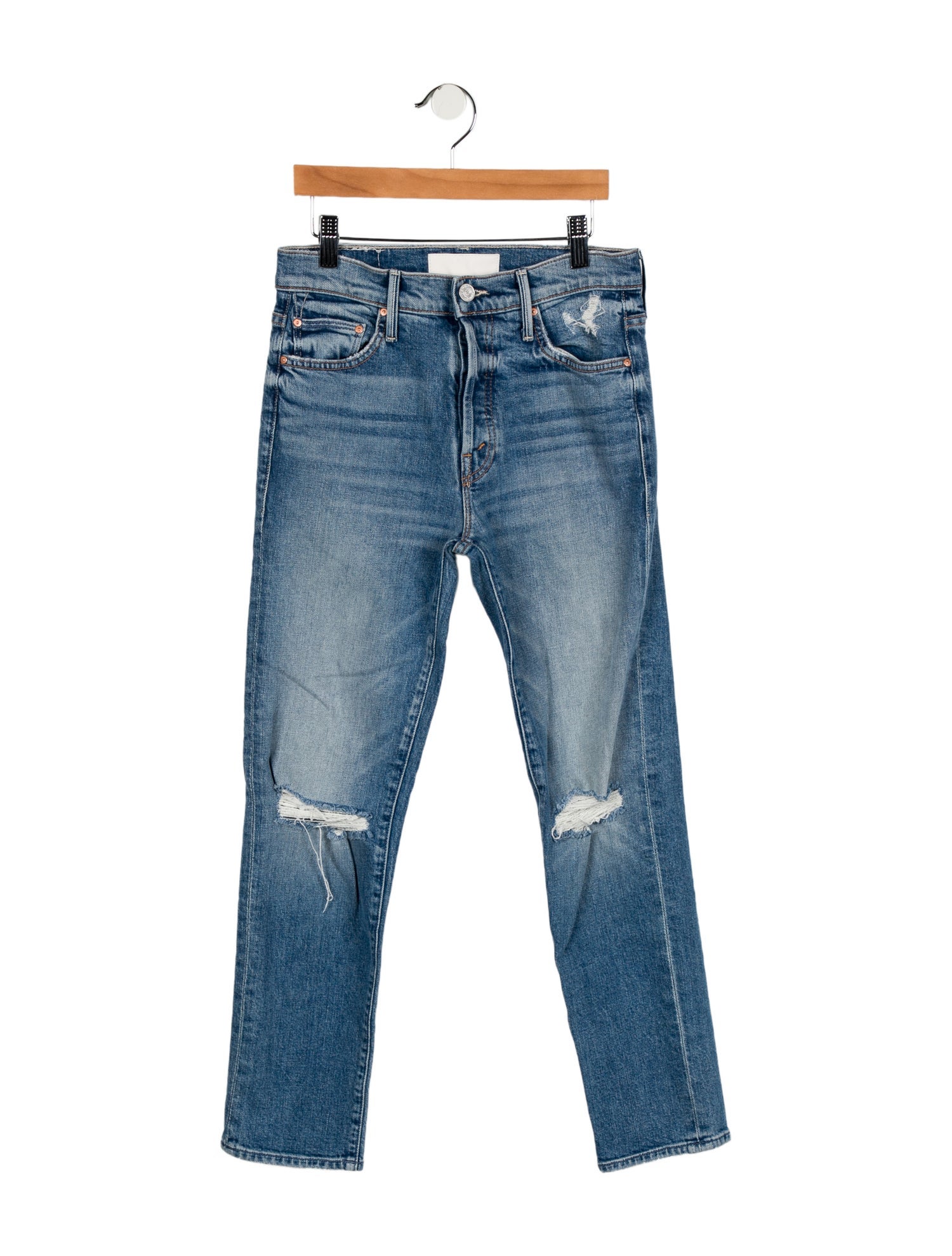 Mother High-Rise Skinny Leg Jeans