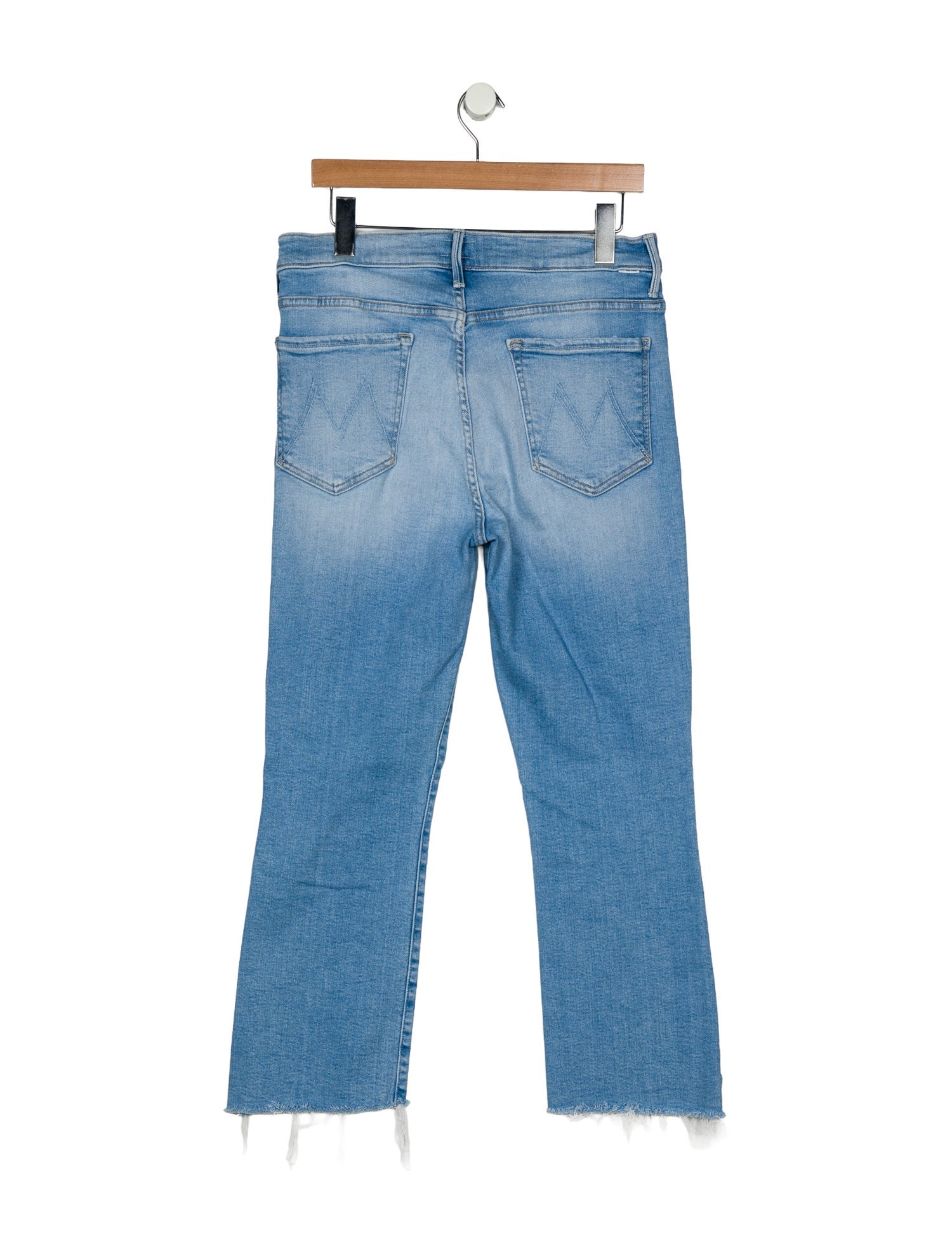 Mother Mid-Rise Straight Leg Jeans