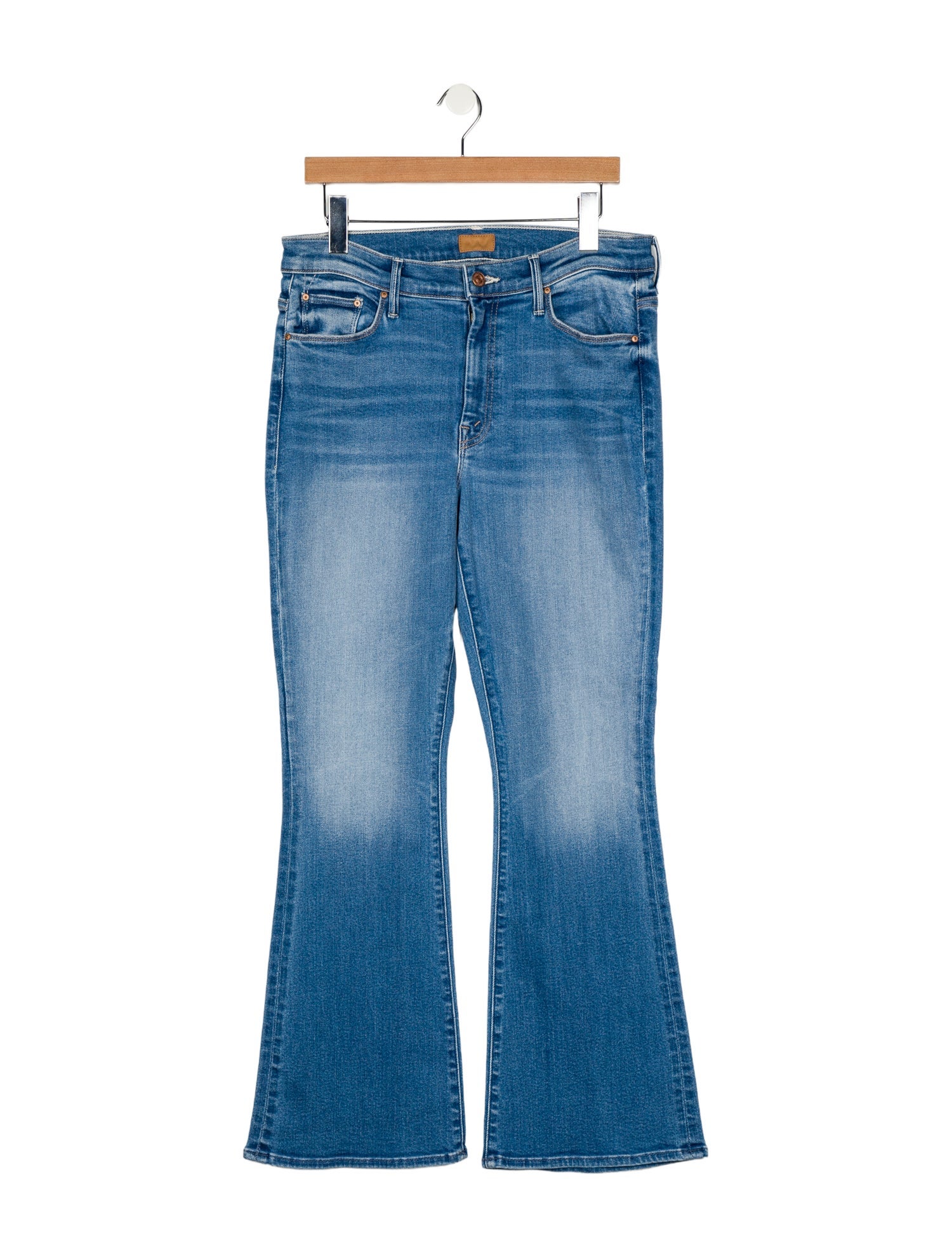 Mother High-Rise Flared Jeans