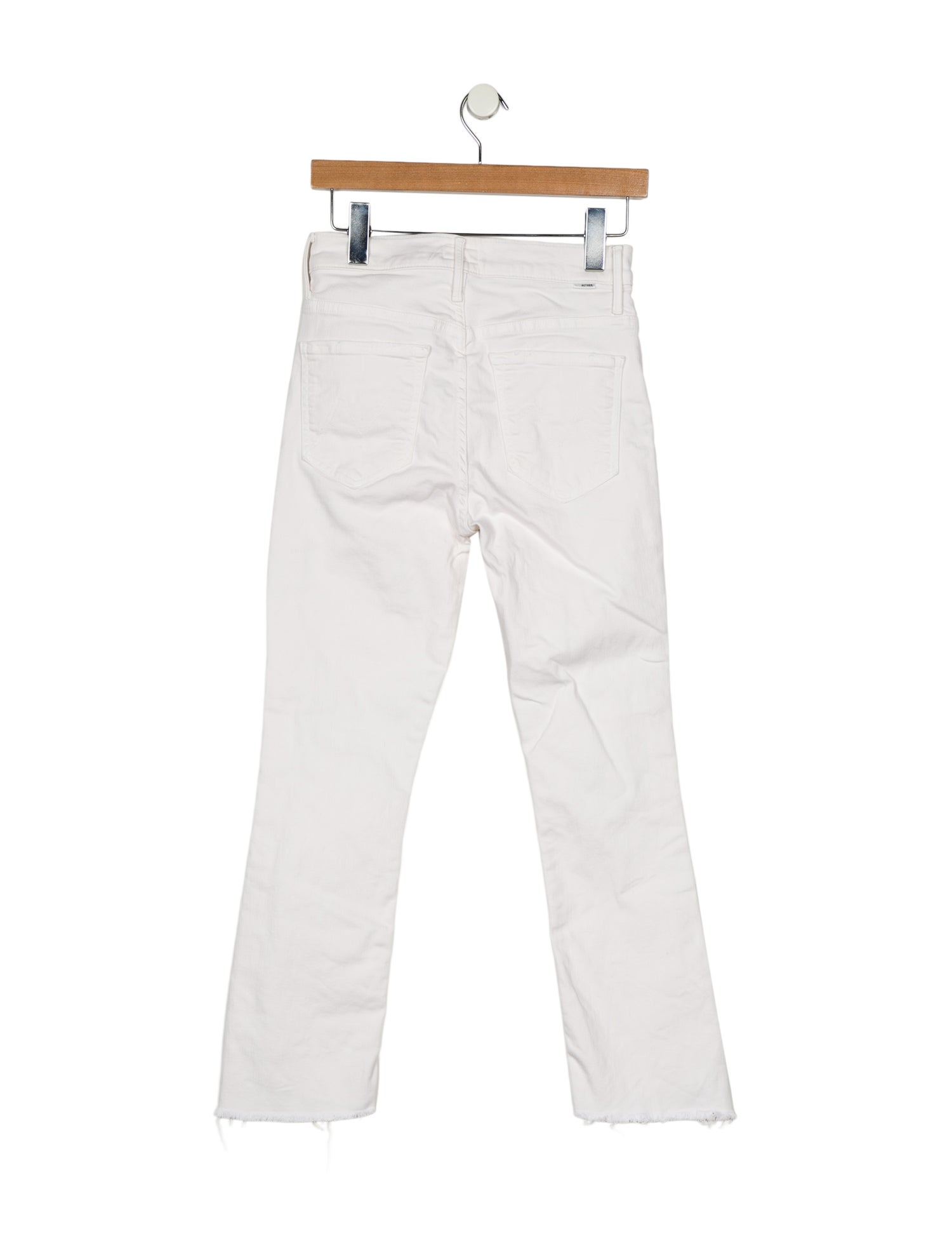 Mother Mid-Rise Straight Leg Jeans