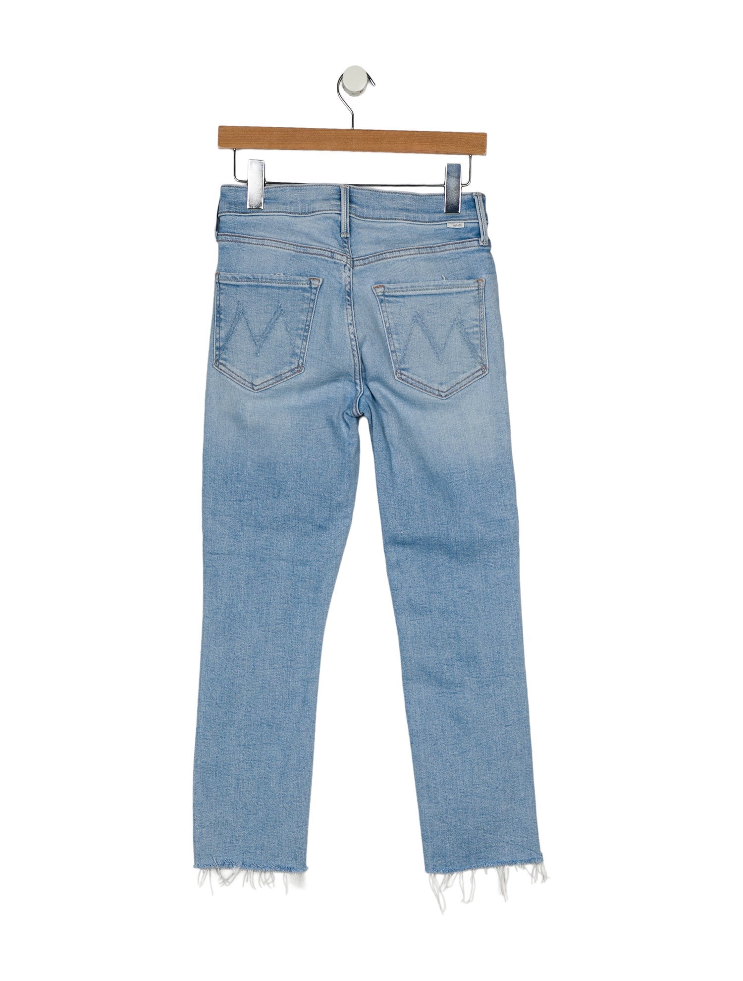Mother Mid-Rise Straight Leg Jeans