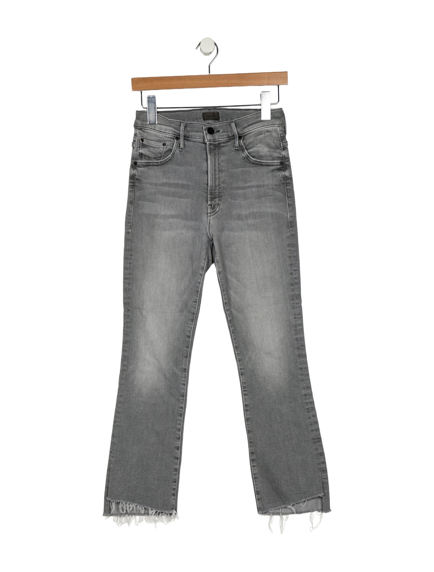 Mother Mid-Rise Straight Leg Jeans