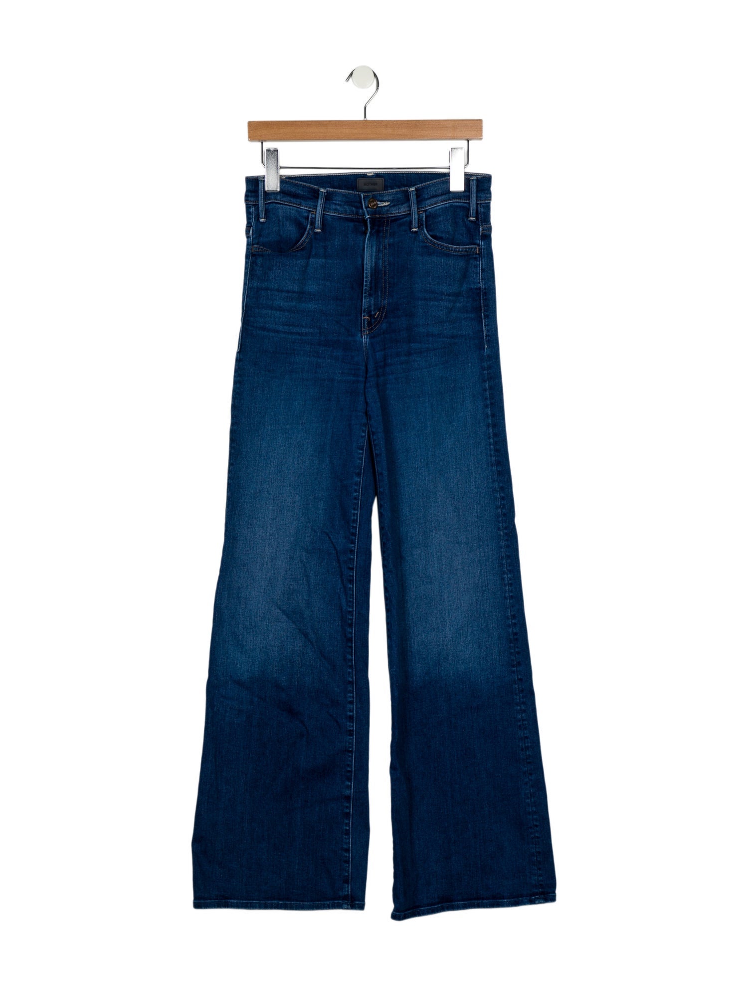 Mother Mid-Rise Straight Leg Jeans