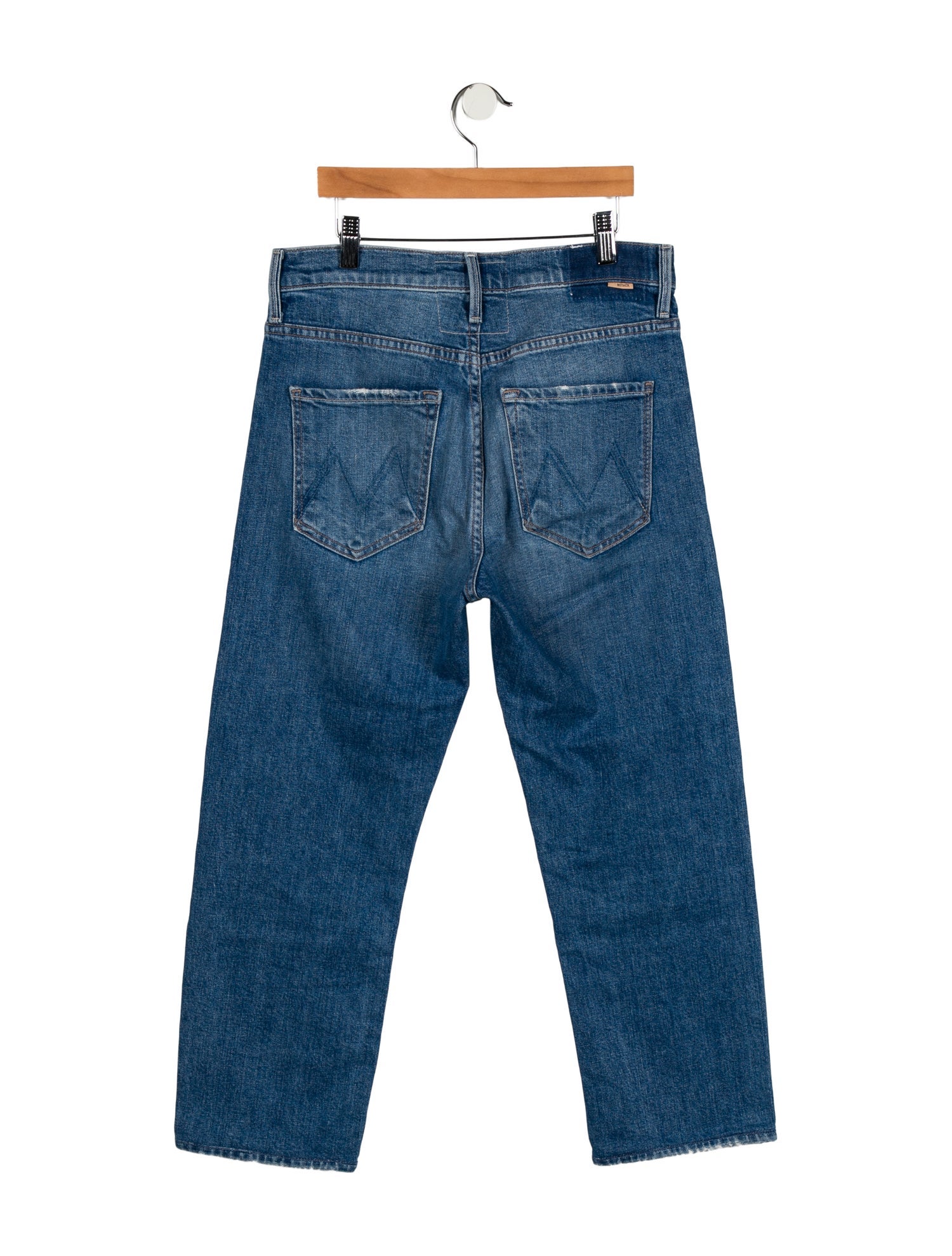 Mother High-Rise Straight Leg Jeans