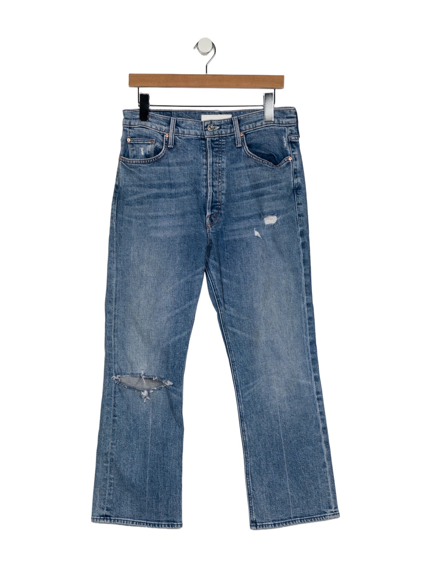 Mother High-Rise Wide Leg Jeans