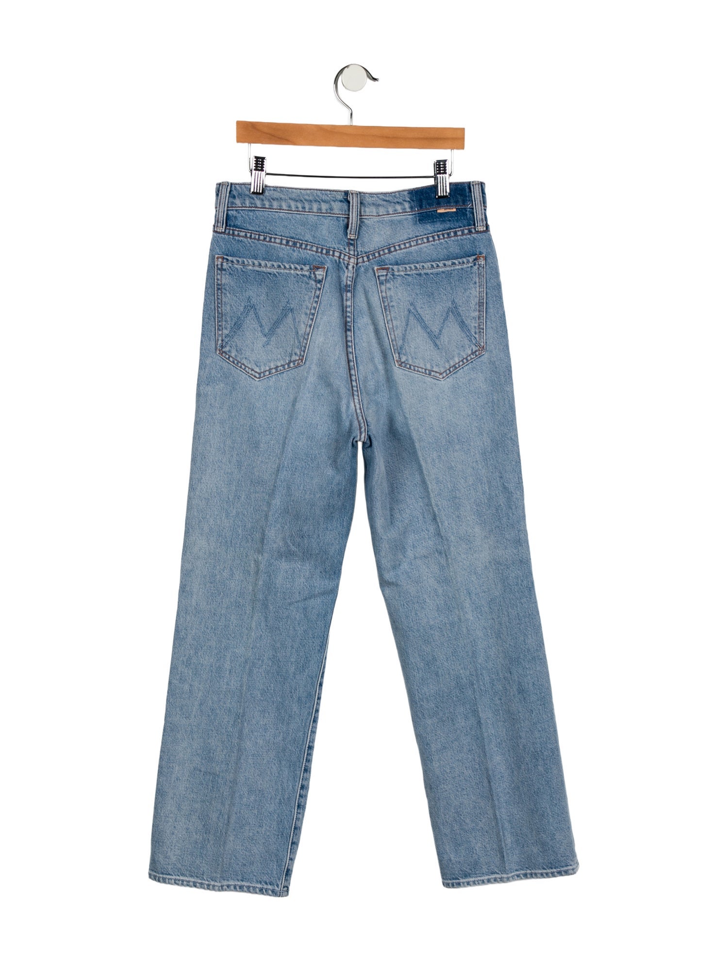 Mother High-Rise Straight Leg Jeans