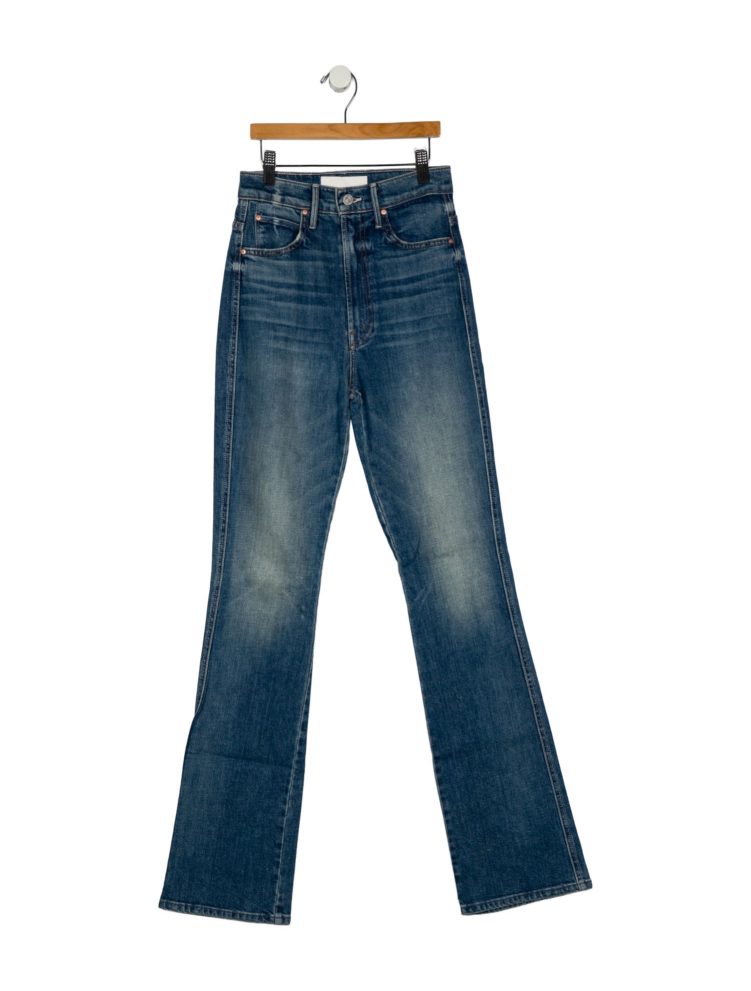 Mother High-Rise Straight Leg Jeans