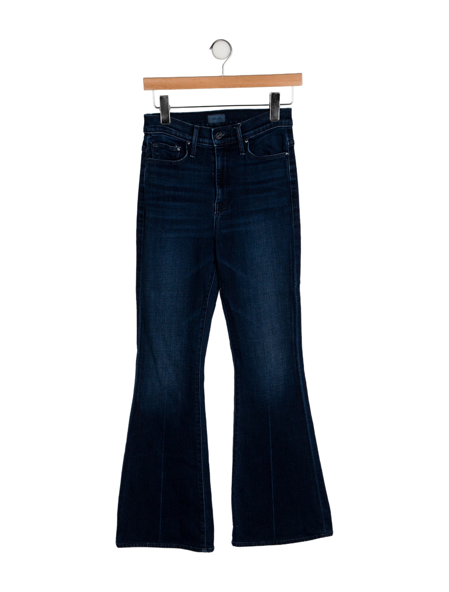 Mother Mid-Rise Wide Leg Jeans