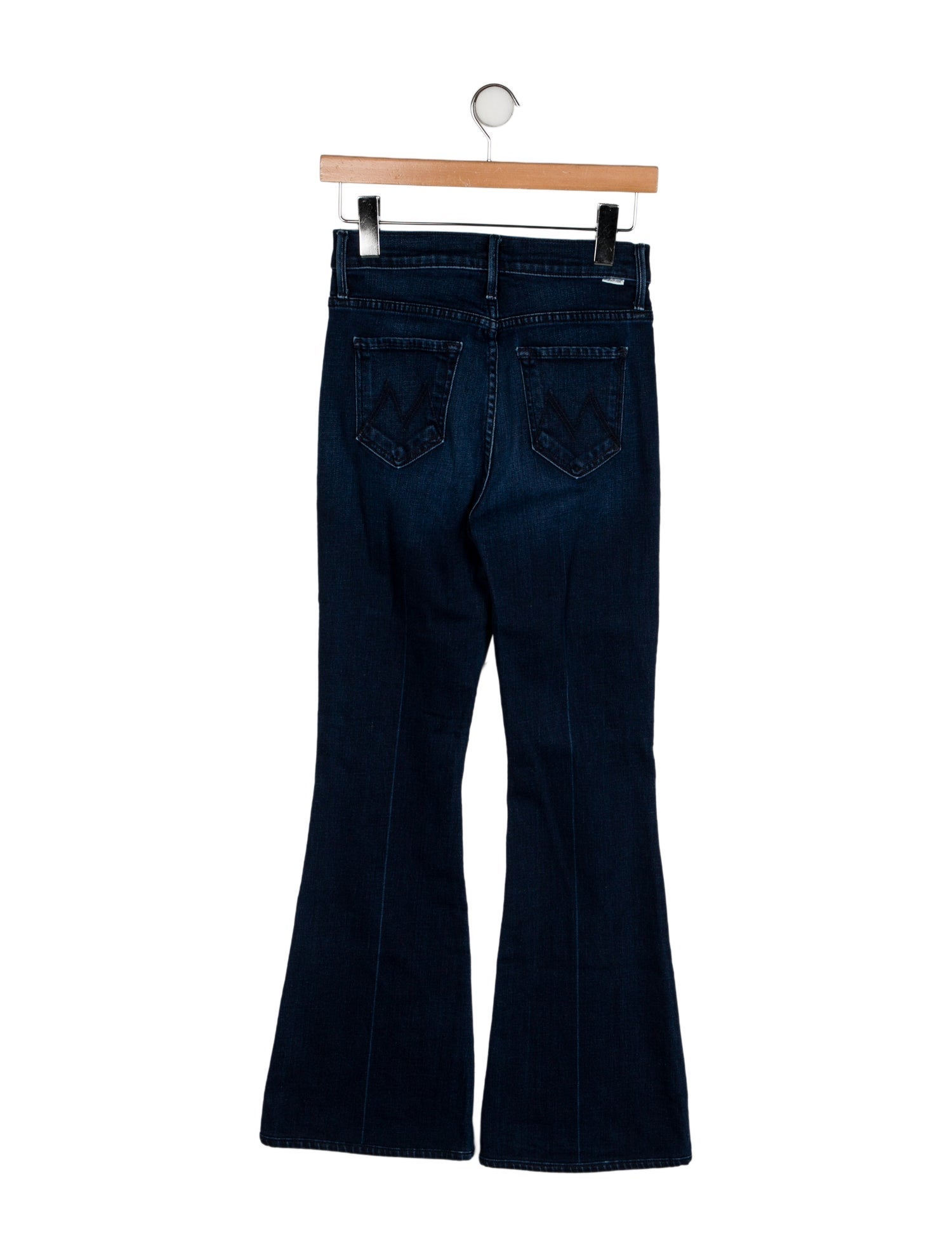 Mother Mid-Rise Wide Leg Jeans